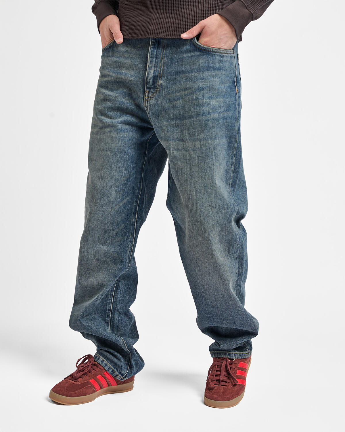 Carhartt WIP Brandon Pant - Worn Used Wash (Blue) - Image 13