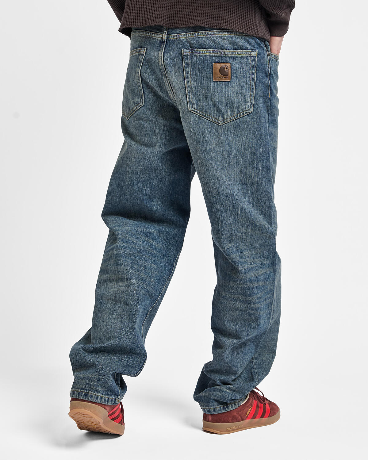Carhartt WIP Brandon Pant - Worn Used Wash (Blue) - Image 15
