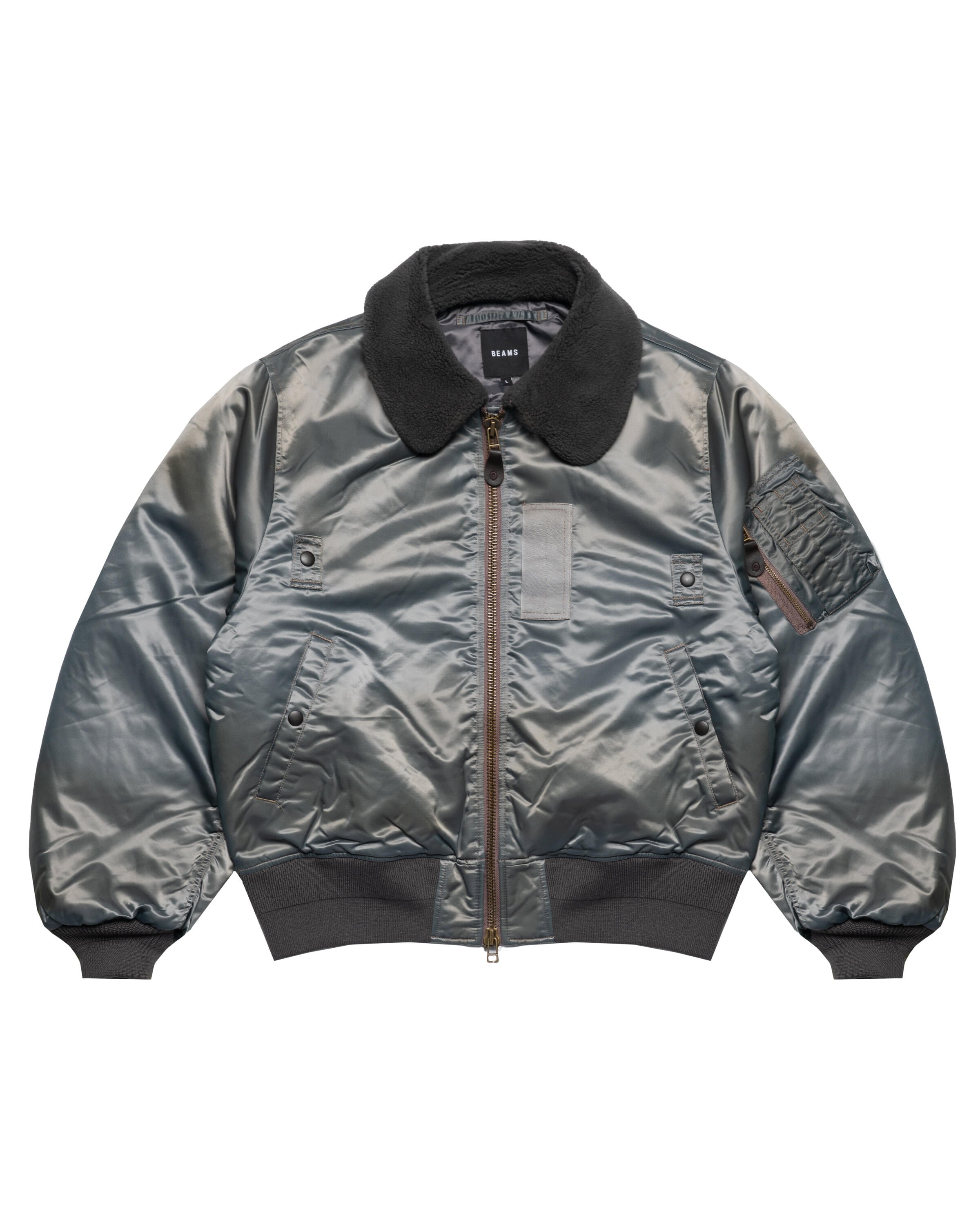 BEAMS SUNFADE B15C Flight Jacket