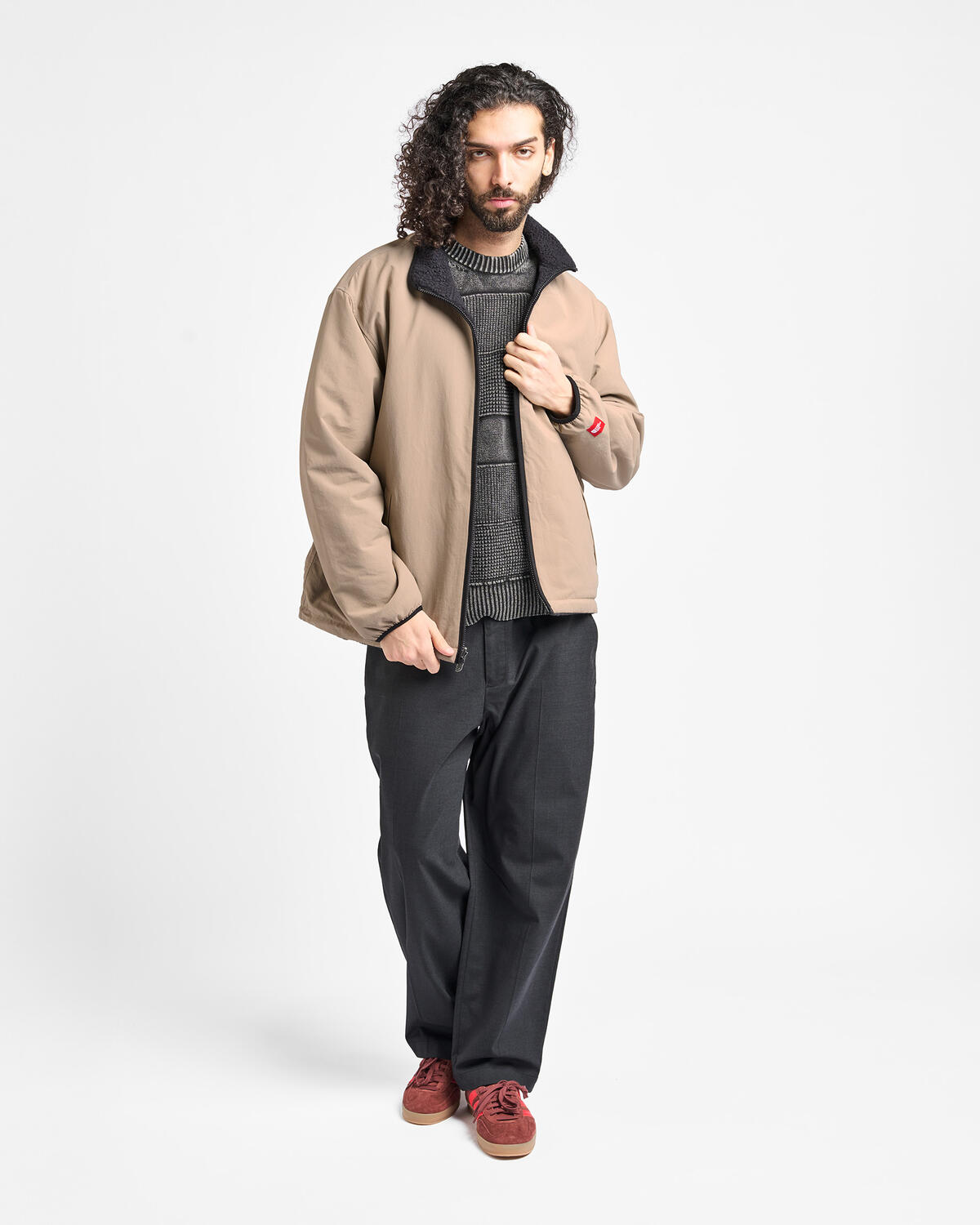 The North Face Red Box Reversible Fleece Jacket - Image 3