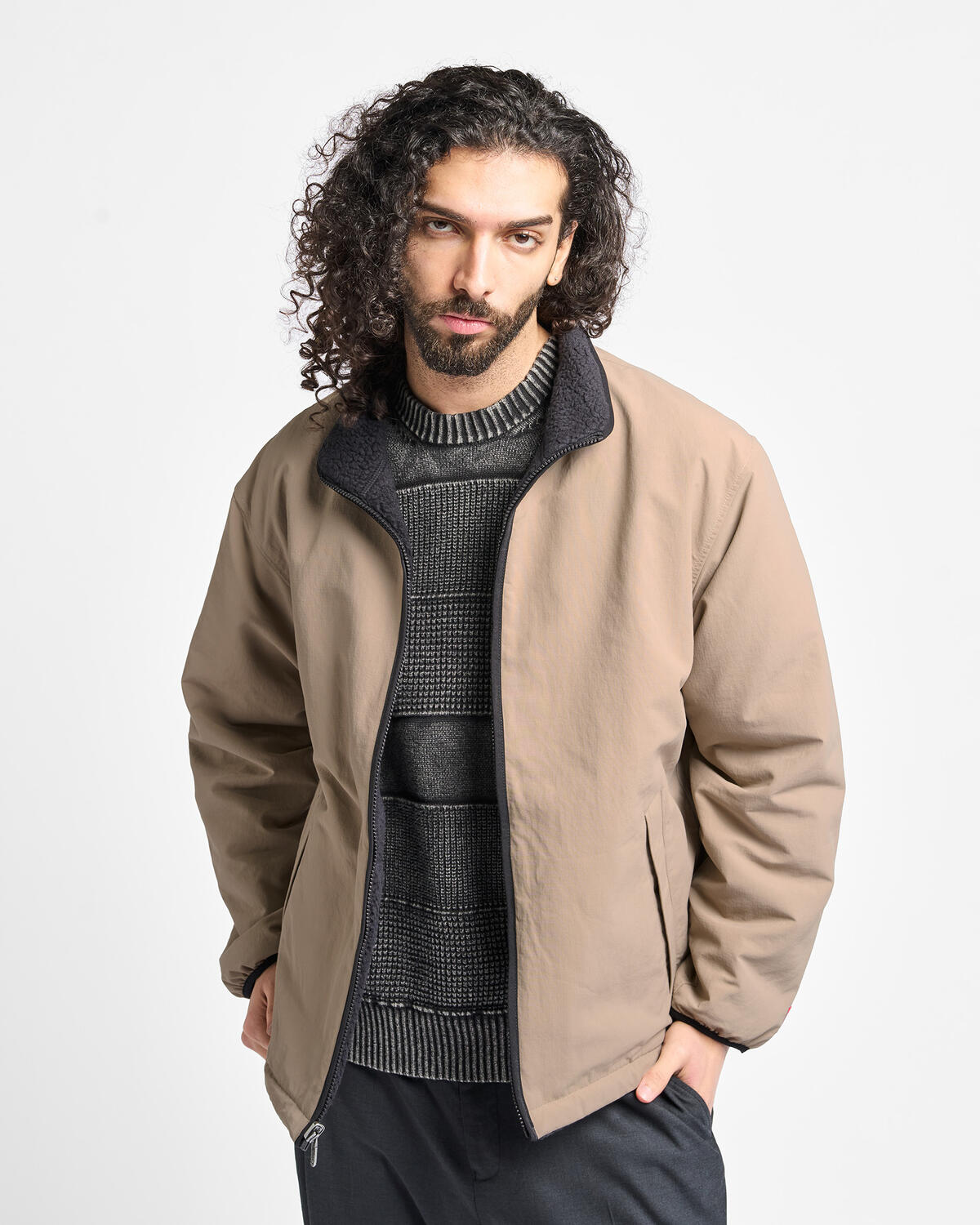 The North Face Red Box Reversible Fleece Jacket - Image 4