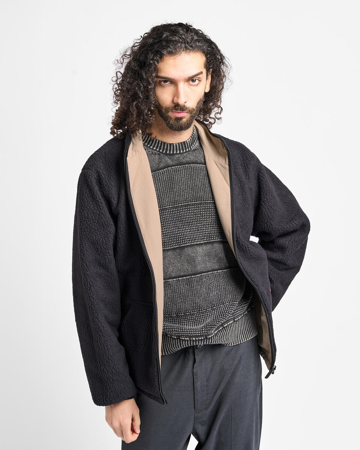 The North Face Red Box Reversible Fleece Jacket - Image 7