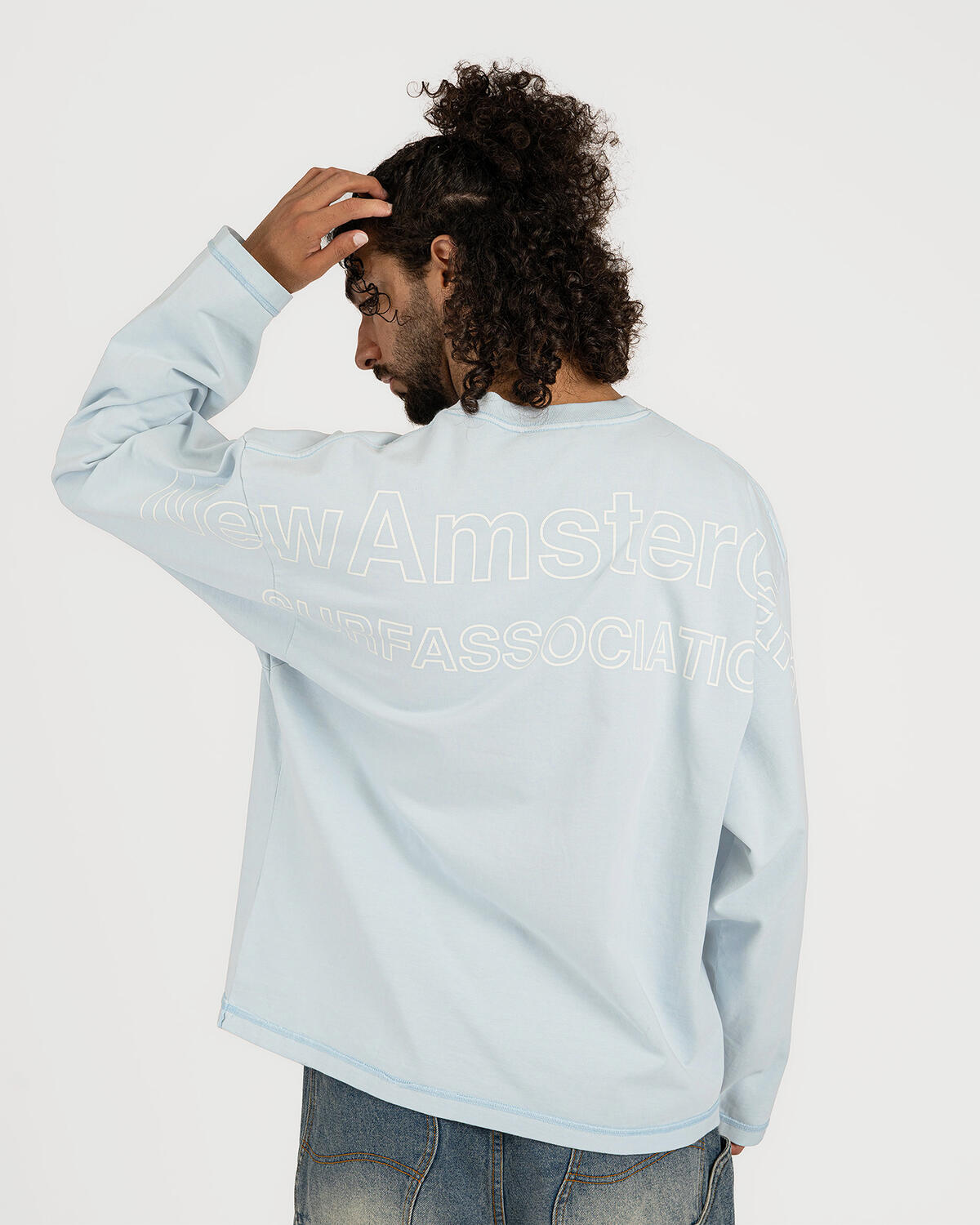 New Amsterdam Surf Association Logo Line Longsleeve - Image 6
