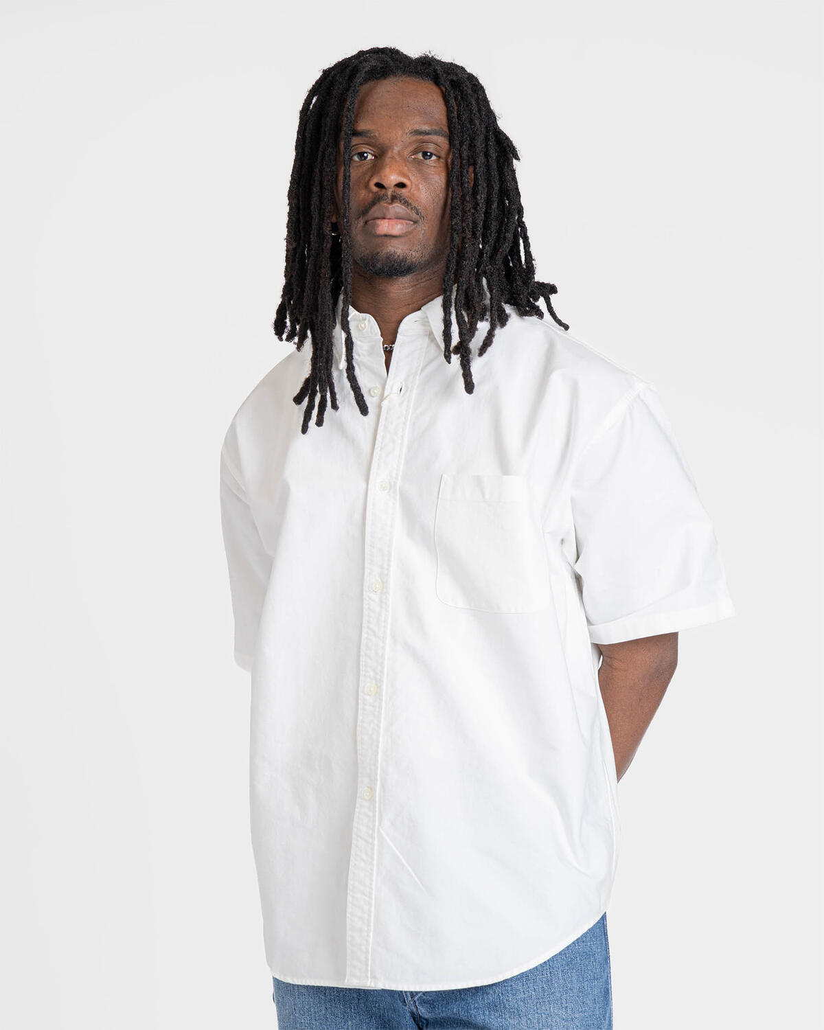 Beams Easy Bd Half Sleeve Shirt - Image 4
