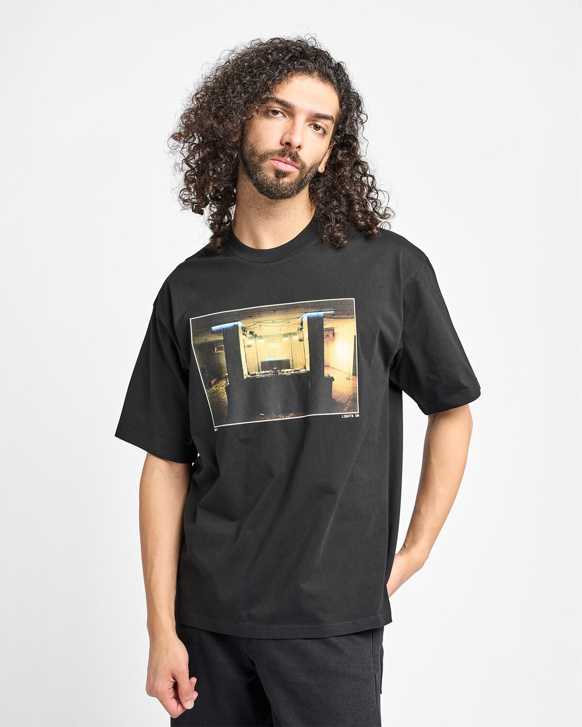 Boiler Room Lights ON Photo T-Shirt - Image 4