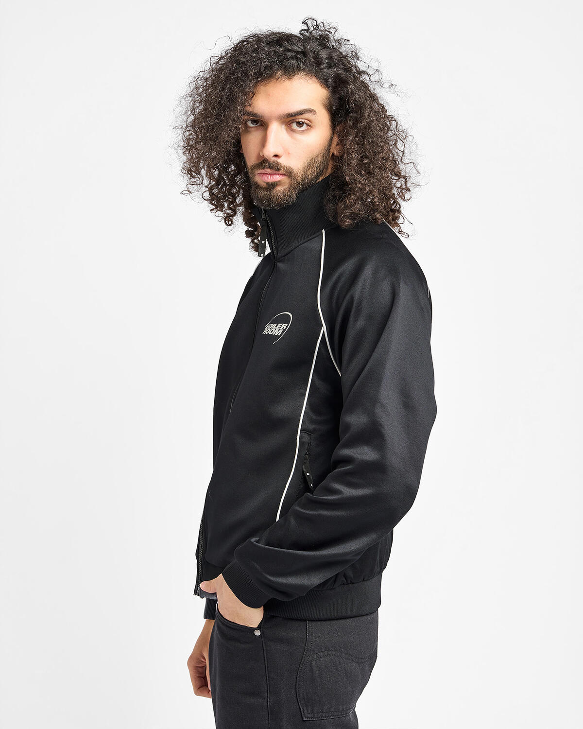 Boiler Room Track Jacket Black - Image 5