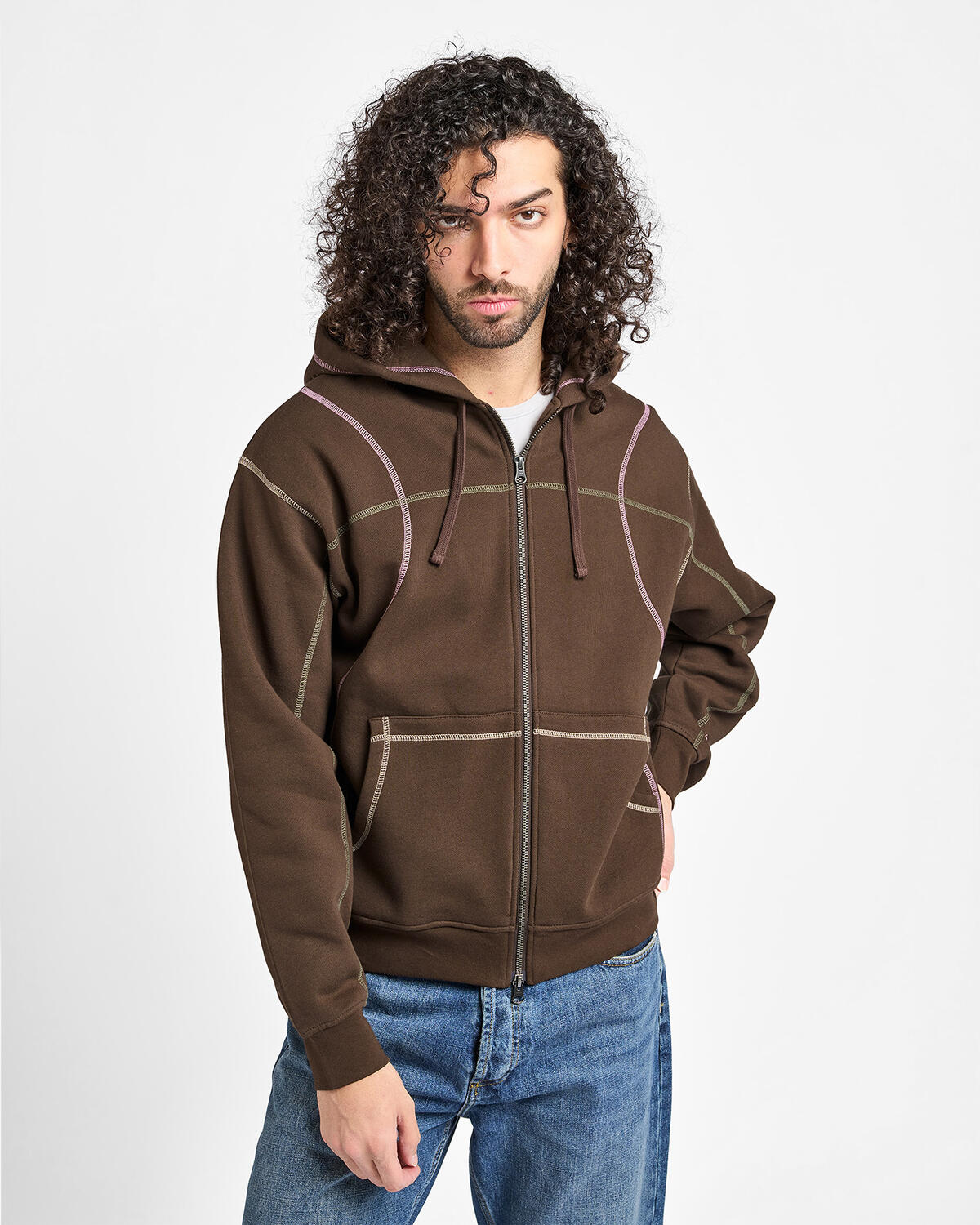 Dime Court Zip Hoodie - Image 4