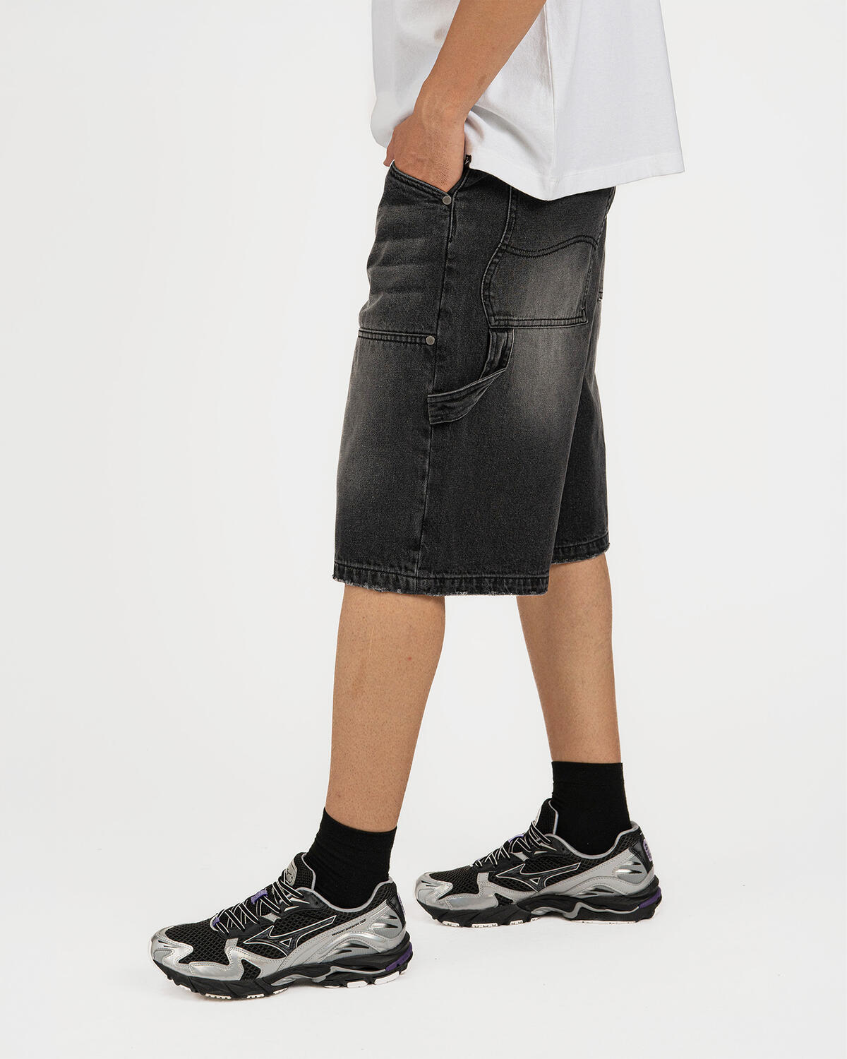 Dime Carpenter Denim Shorts - Image 5