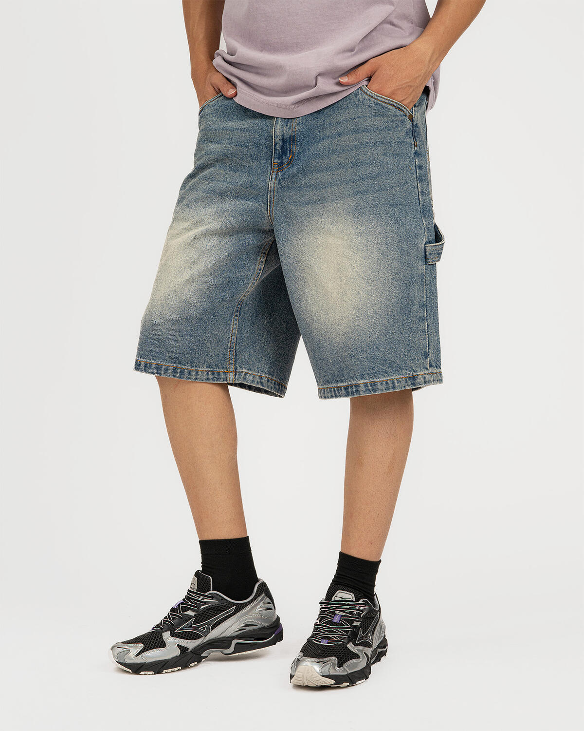 Dime "Classic Denim" Short // Sandblasted indigo - Image 14