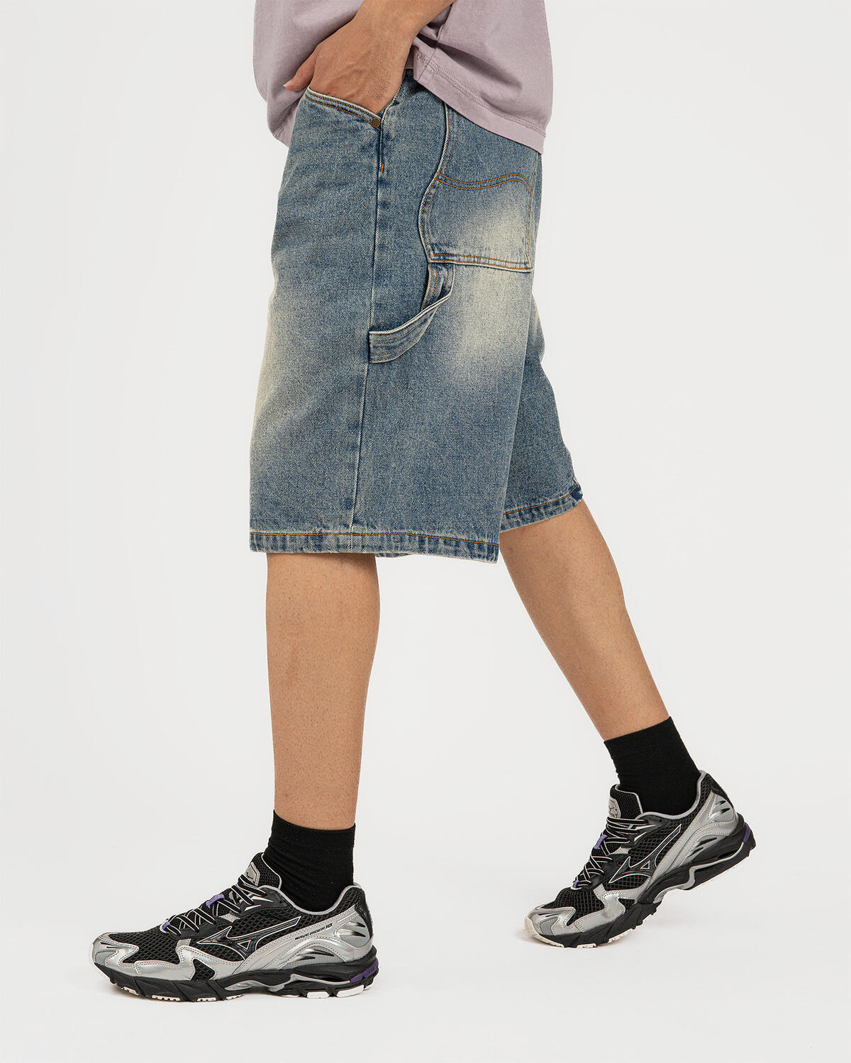 Dime "Classic Denim" Short // Sandblasted indigo - Image 15