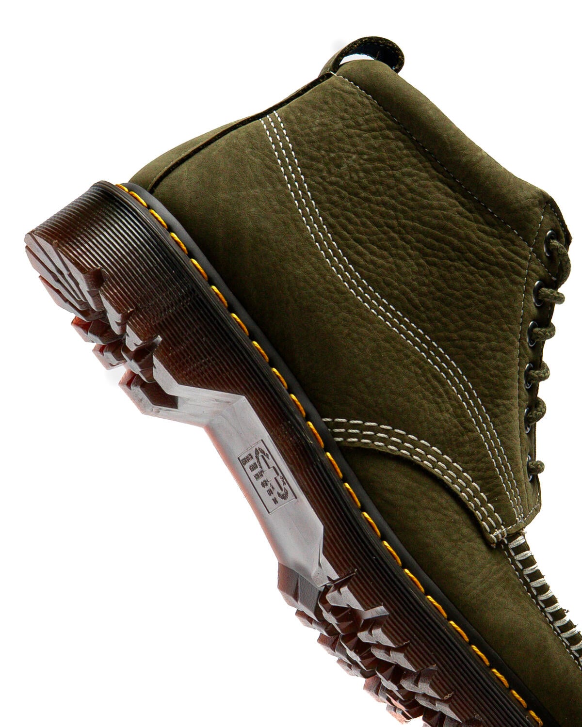 Dr. Martens Olive Canvas Chukka Boots with Green Laces Dr. Martens Men main image 3