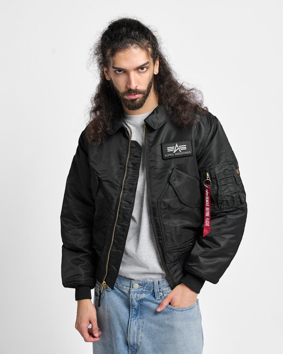Alpha Industries CWU 45 (Heritage) Bomberjacke - Black - Image 4