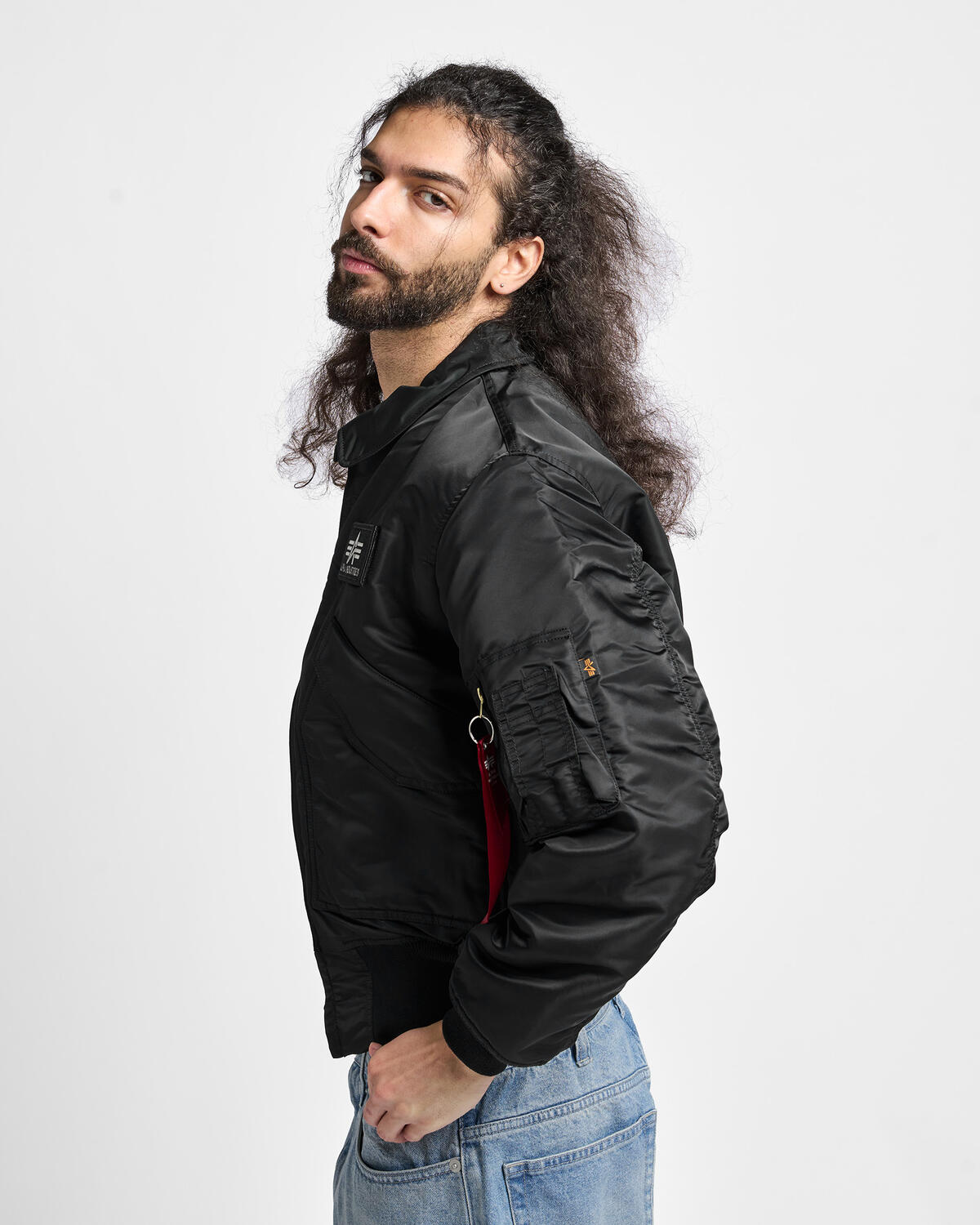 Alpha Industries CWU 45 (Heritage) Bomberjacke - Black - Image 5