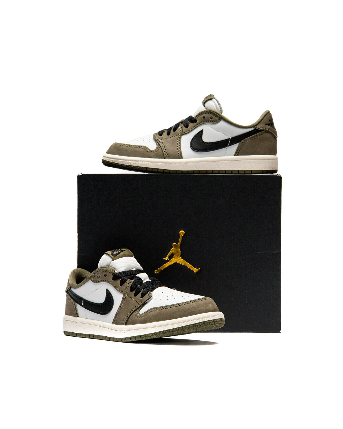 Air Jordan 1 Retro Low OG 'Medium Olive' (PS) - Image 79