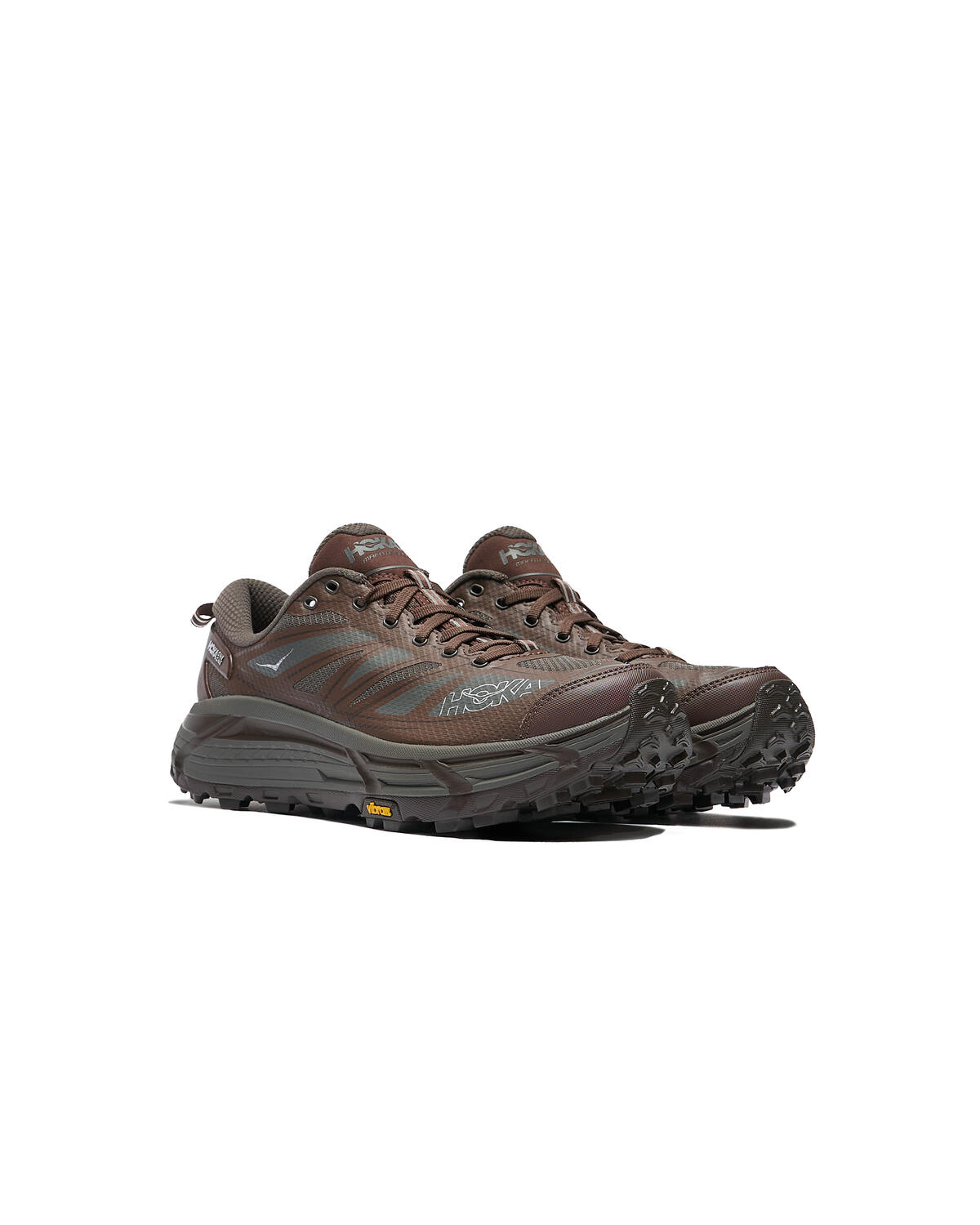 Hoka One One U Mafate Speed 2 Asphalt GREY / Walnut - Image 9