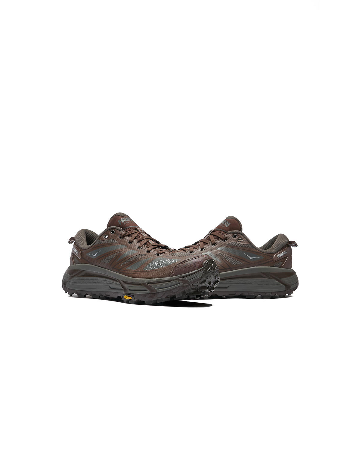 Hoka One One U Mafate Speed 2 Asphalt GREY / Walnut - Image 11