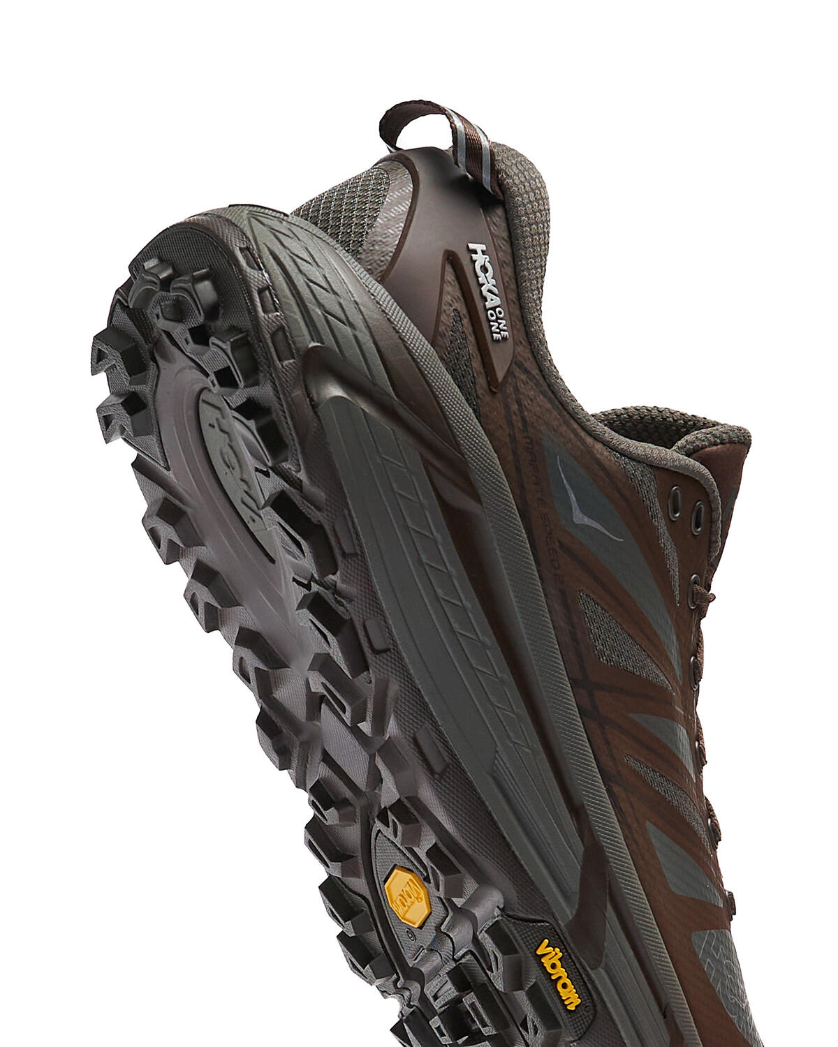 Hoka One One U Mafate Speed 2 Asphalt GREY / Walnut - Image 13