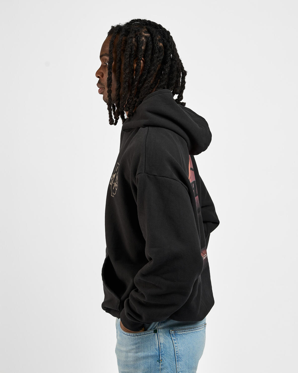 PUMA x Represent Oversized Hoodie - Puma Black - Image 9