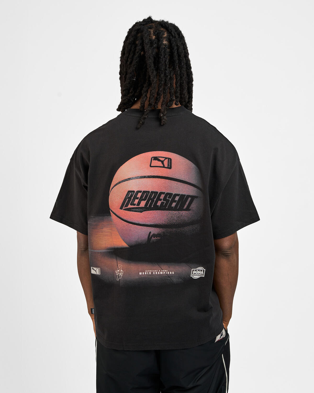 PUMA x Represent S/S Tee - Puma Black - Image 6