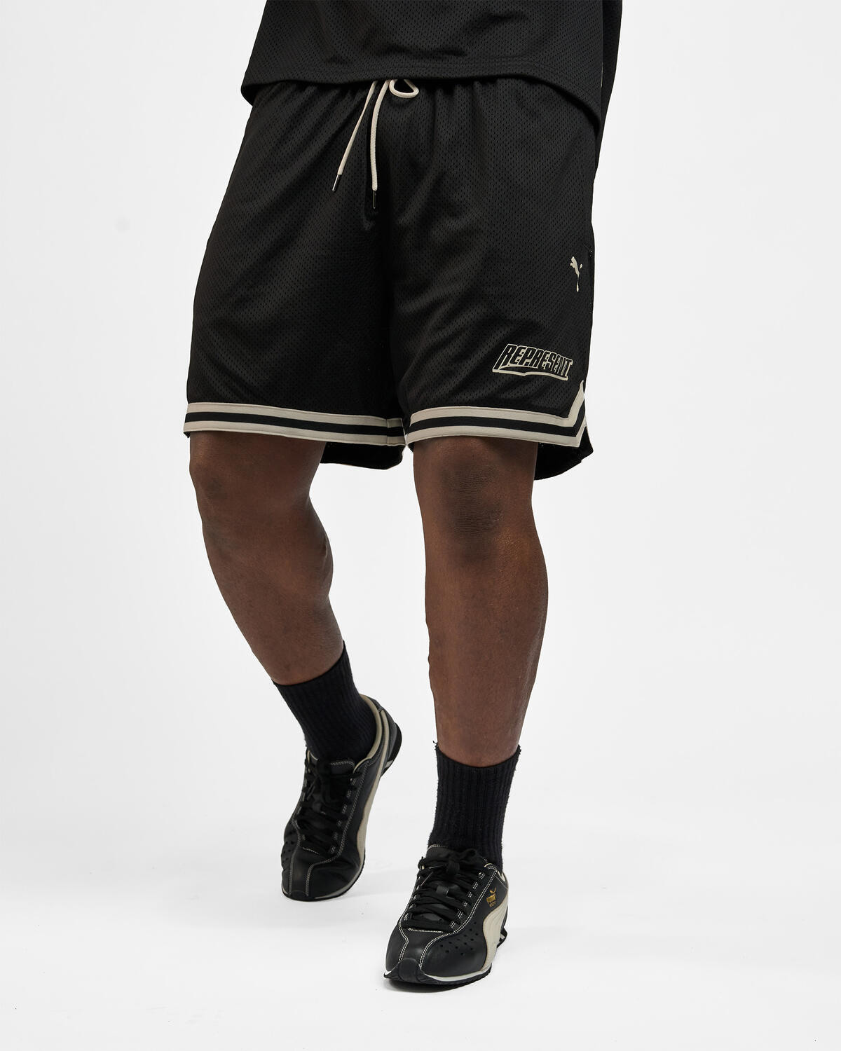 PUMA x Represent Oversized Short - Puma Black - Image 10