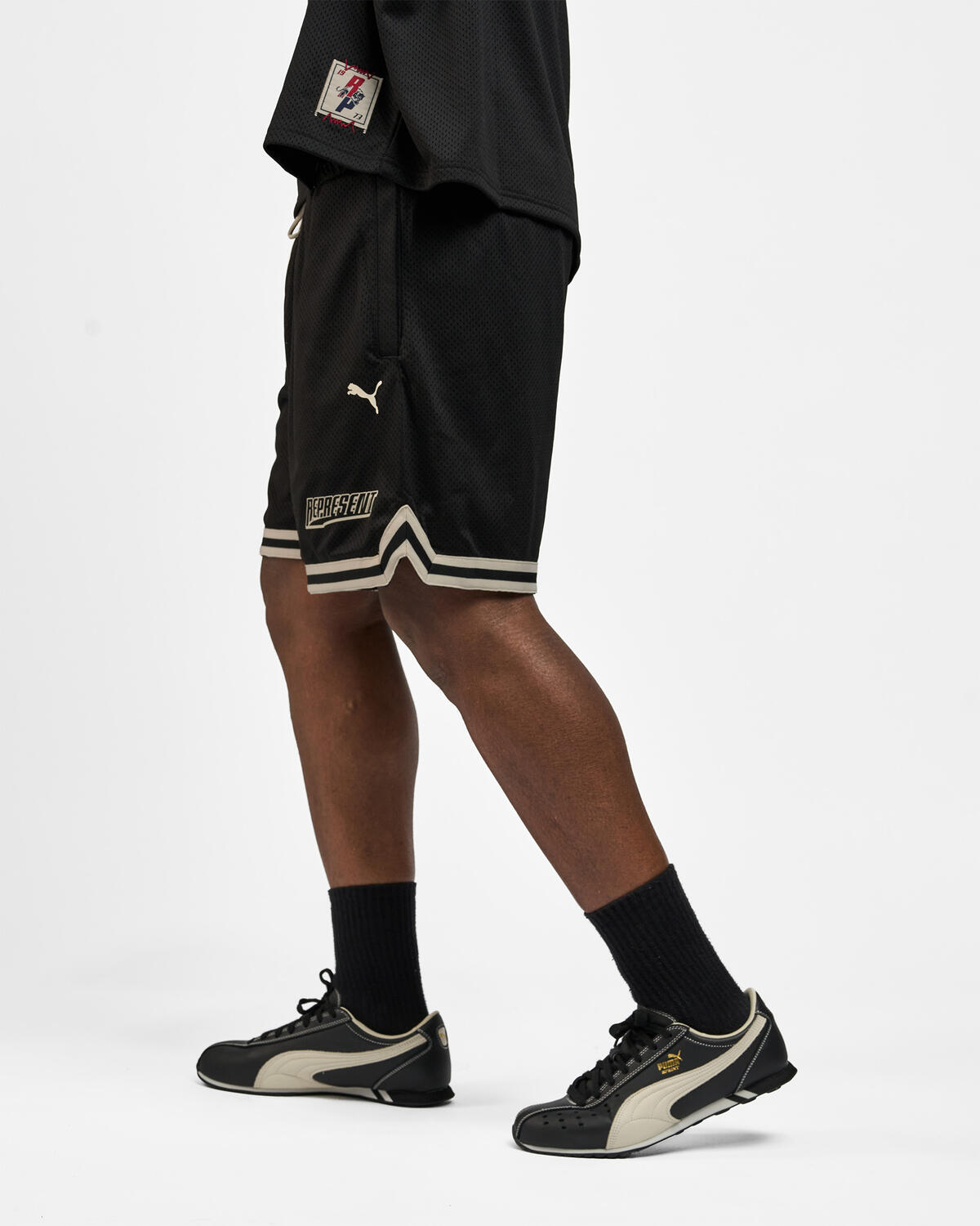 PUMA x Represent Oversized Short - Puma Black - Image 11