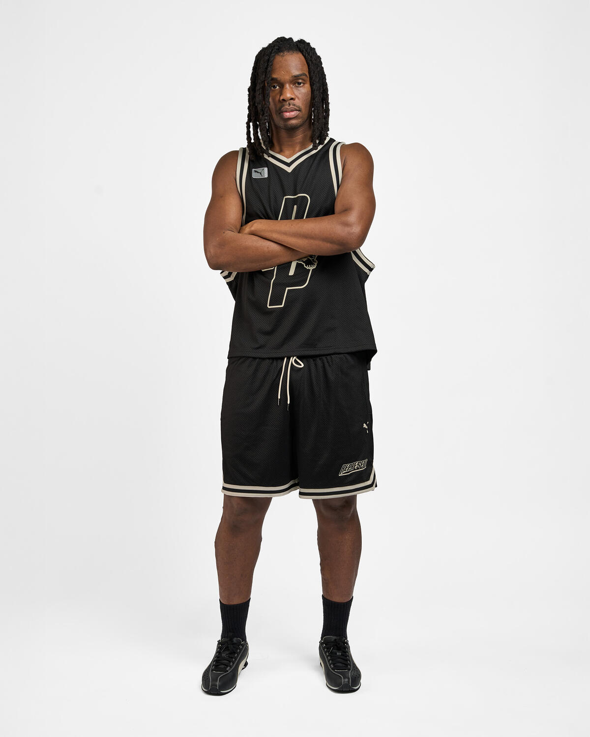 PUMA x Represent Oversized Short - Puma Black - Image 9