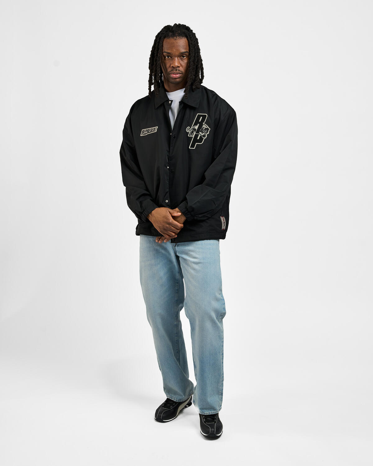 PUMA x Represent Coaches Jacket - Puma Black - Image 6