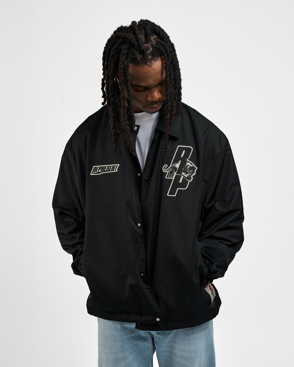 PUMA x Represent Coaches Jacket - Puma Black - Image 7