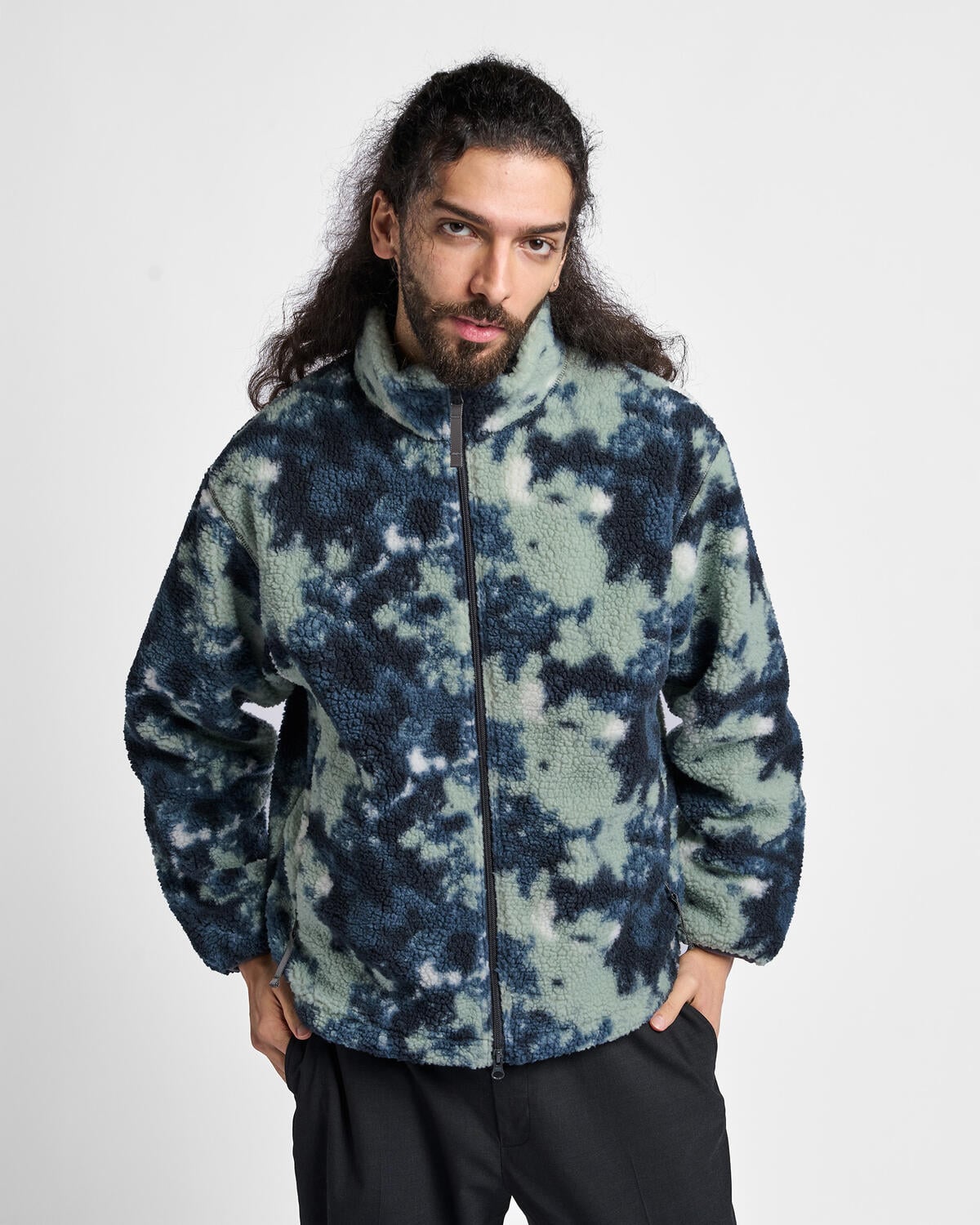 Beams Print Boa Blouson - Image 4