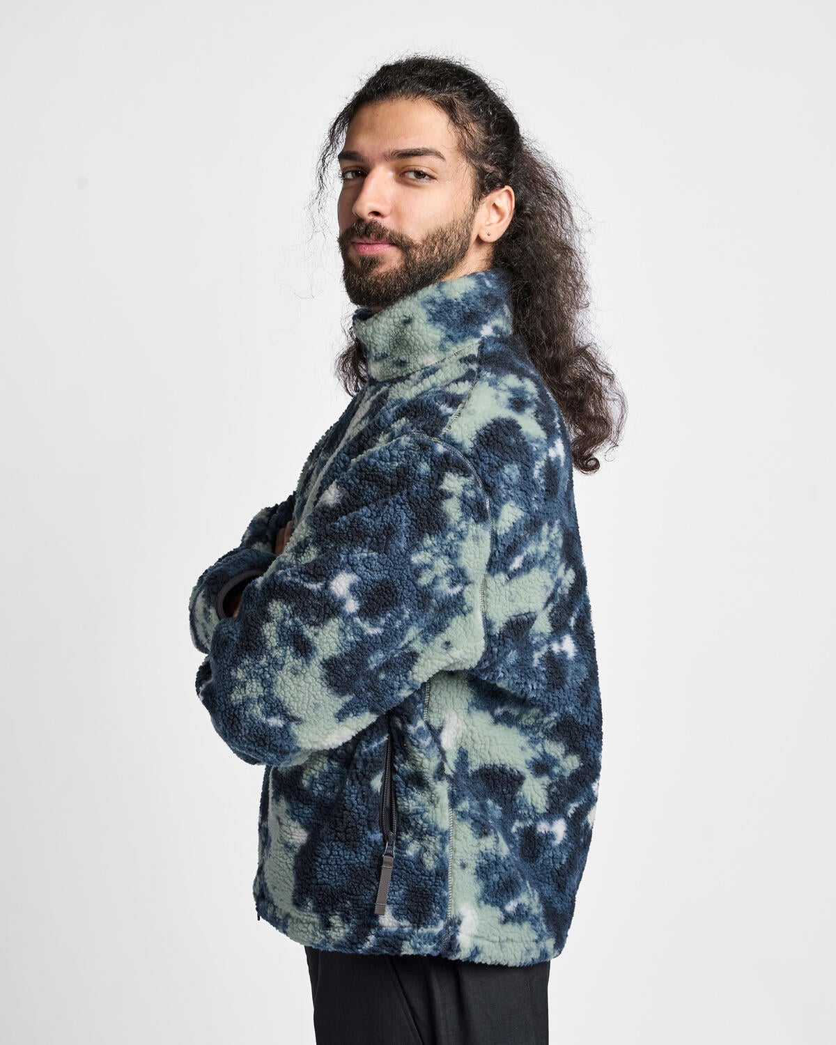 Beams Print Boa Blouson - Image 5