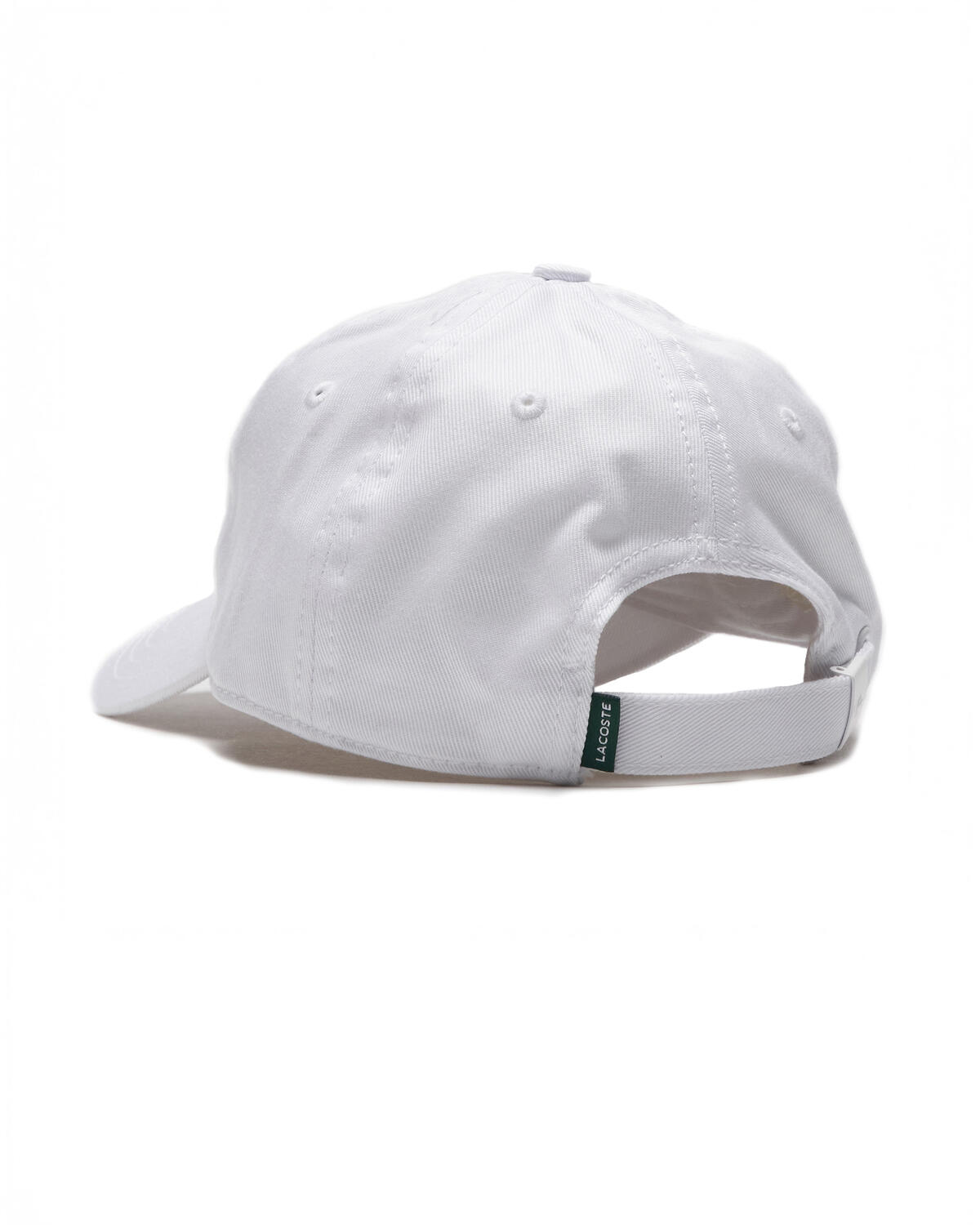 Lacoste Bomuld Twill Kasket I Hvid - Image 10