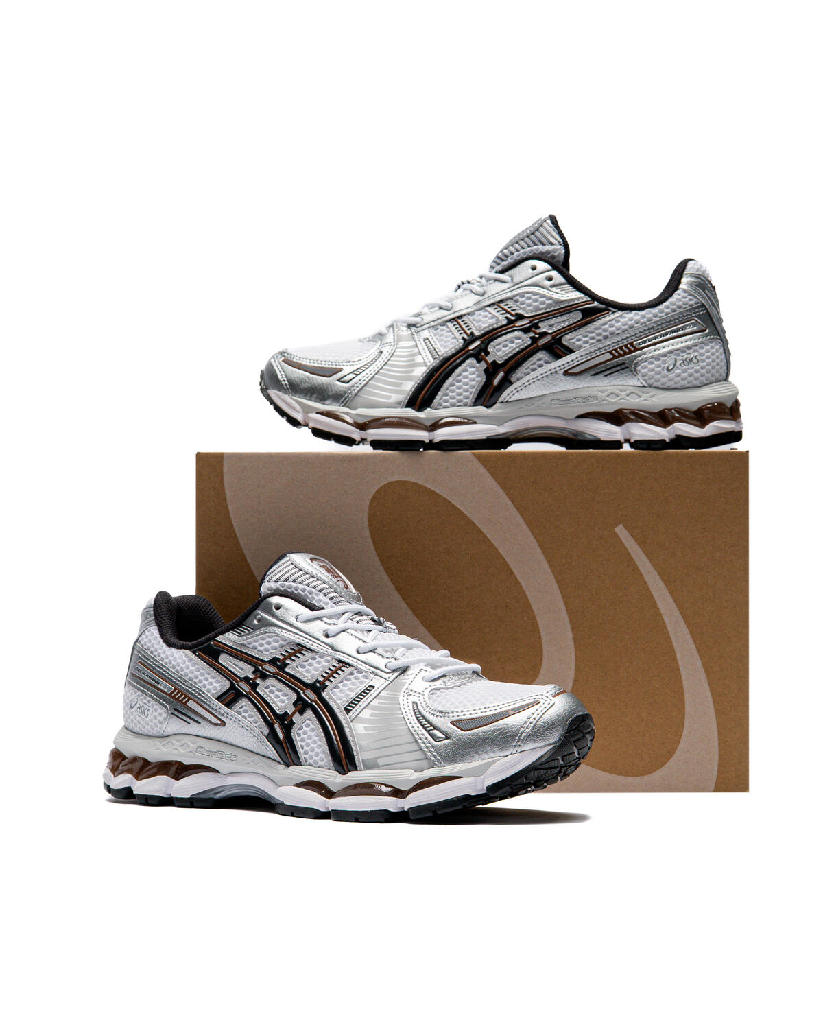 Asics x Kith Gel-Kayano 12.1 White Graphite Grey - Image 56