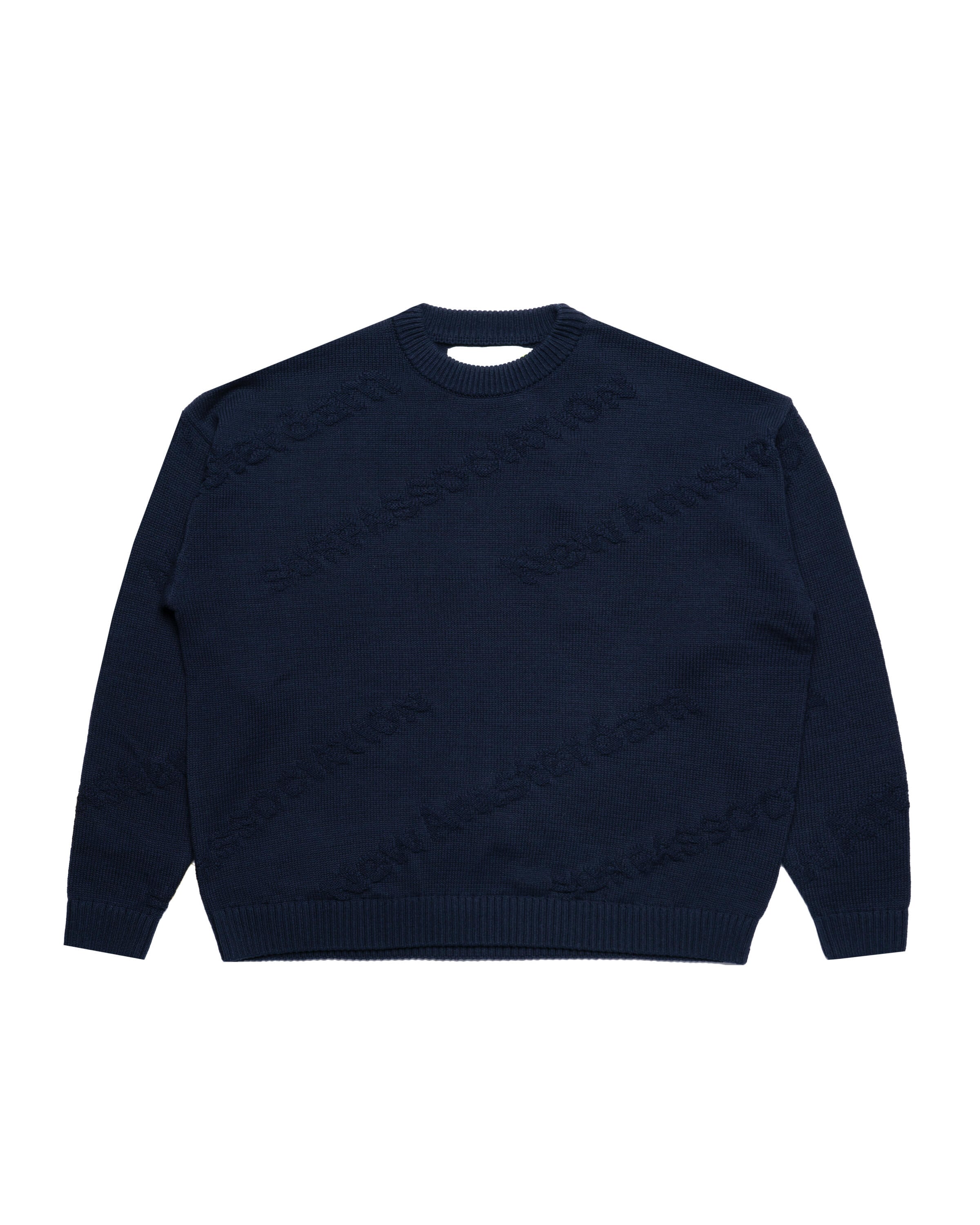 NEW AMSTERDAM SURF ASSOCIATION LOGO JACQUARD CREWNECK