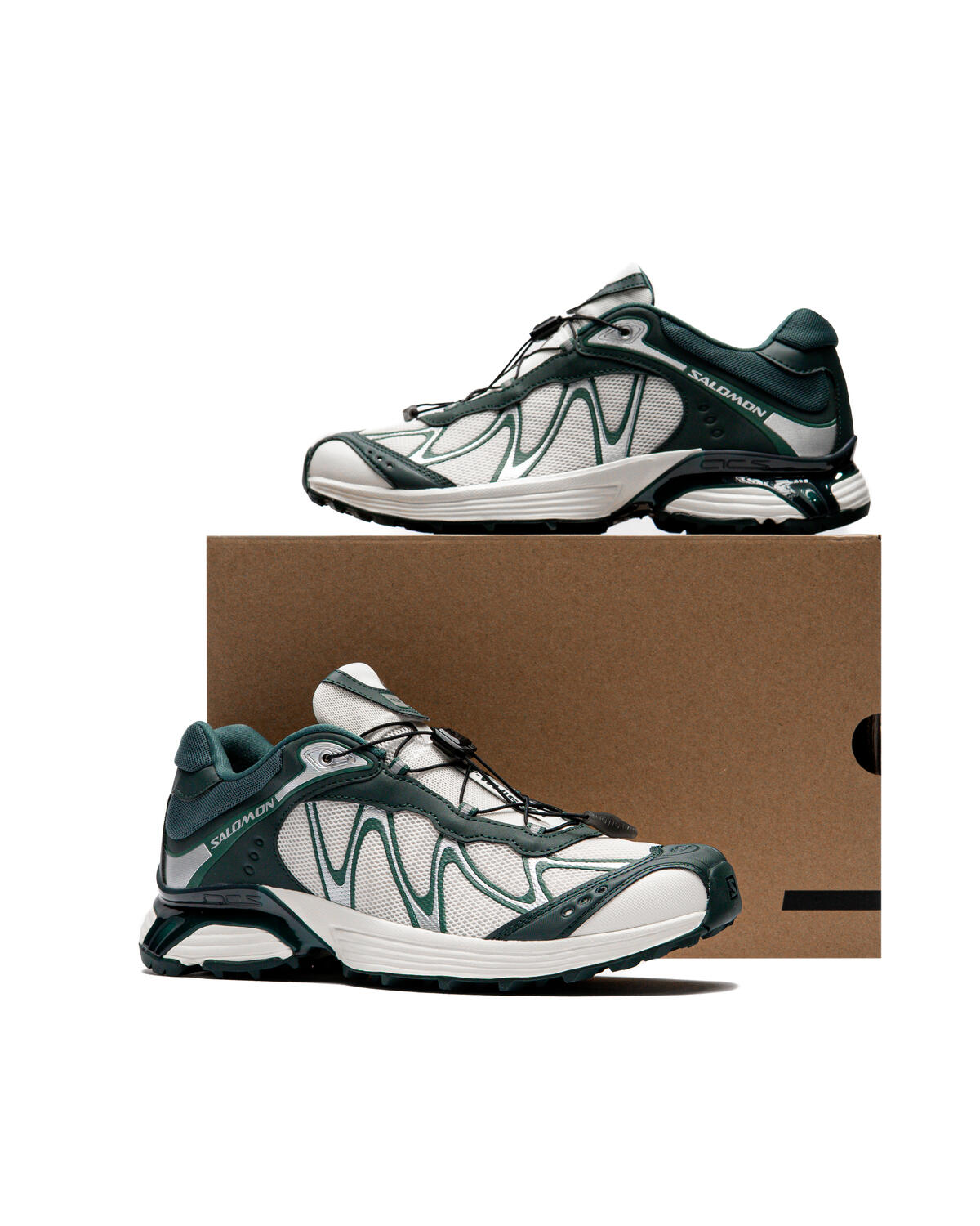 Salomon XT-Whisper Vanilla Ice/Green Gables/Bistro Green Sko Grønn - Image 18