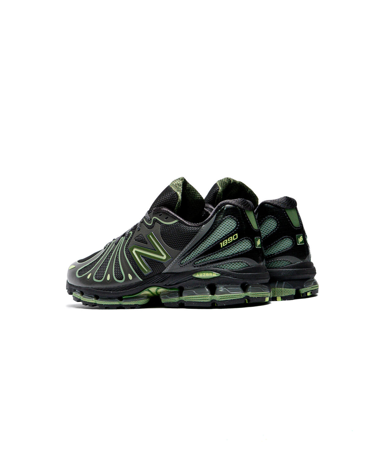 New Balance Abzorb 1890 - Faded Black / Utility Green (Women's) - Image 57