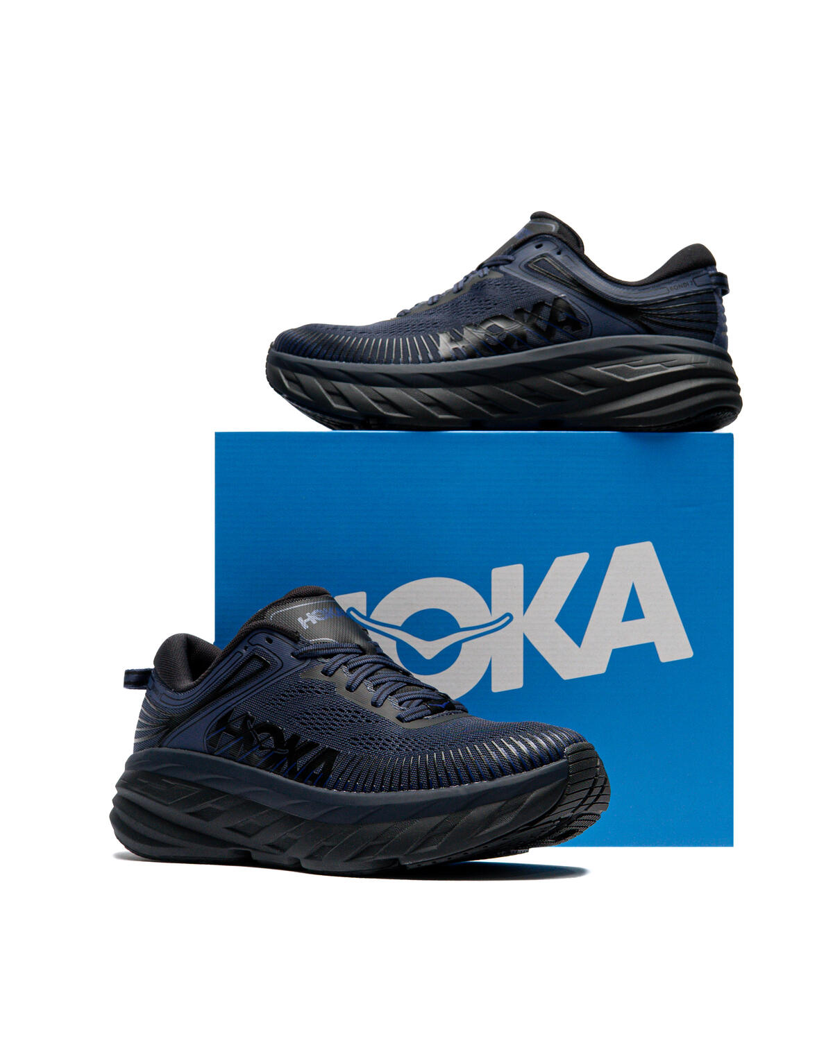 Hoka One One Bondi 7 - Varsity Navy/Black - Image 6