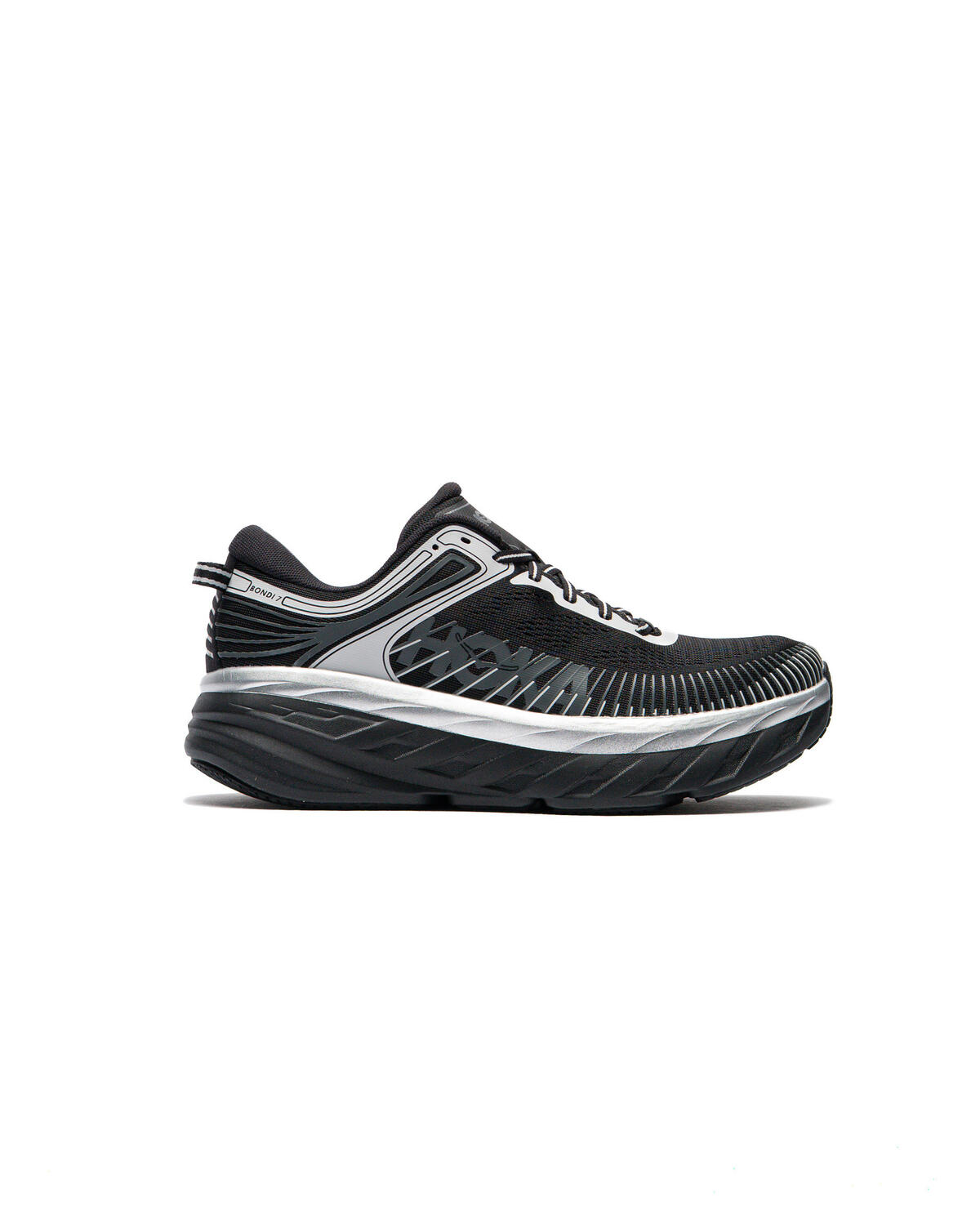 HOKA - M Bondi 7 - Black/Stardust - Men's [1110518 Bkstr] - Image 15