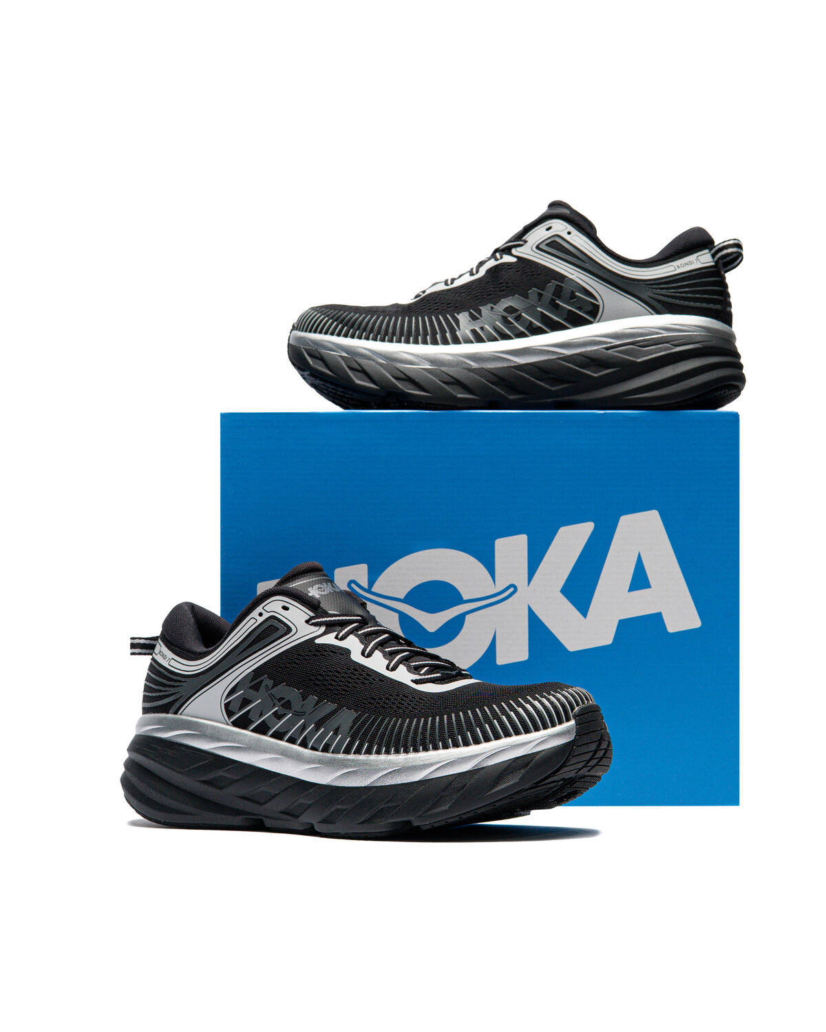 HOKA - M Bondi 7 - Black/Stardust - Men's [1110518 Bkstr] - Image 19