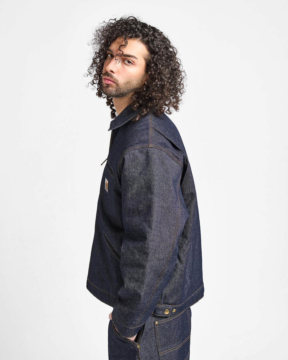 Carhartt WIP OG Detroit Jacket - Blue (dark used wash) - Image 18