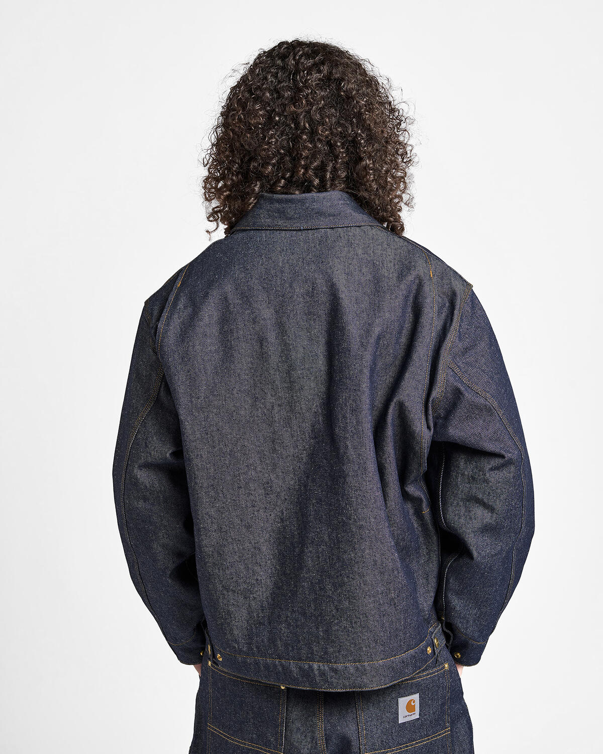 Carhartt WIP OG Detroit Jacket - Blue (dark used wash) - Image 19