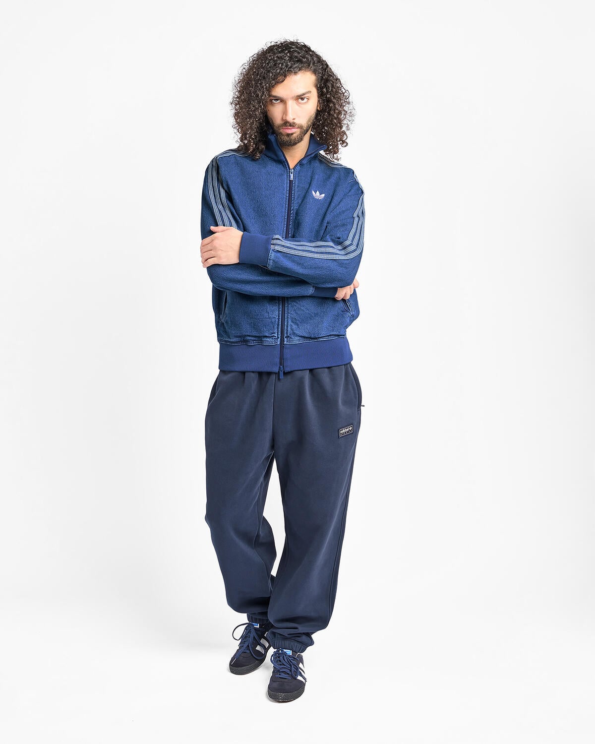adidas Originals DENIM Firebird Track Top | JC6233 | AFEW STORE