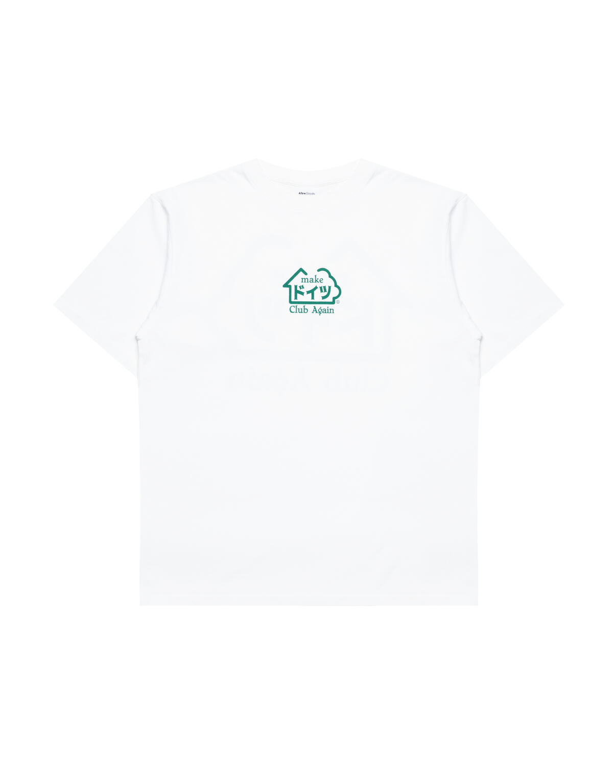 Afew Goods x Atone CLUB Again x Atone CLUB TEE White