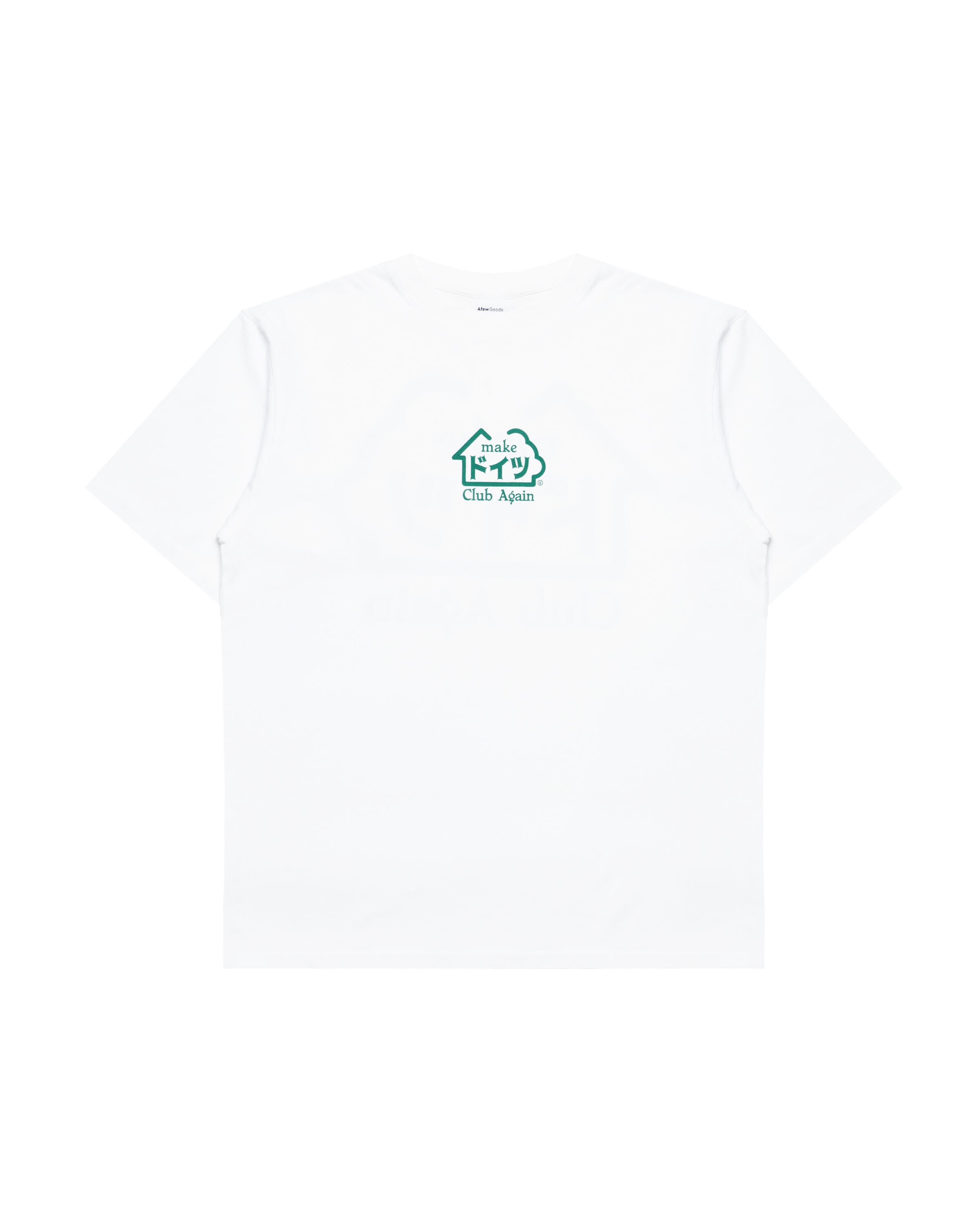 Afew Goods x ATONE CLUB AGAIN TEE "WHITE"