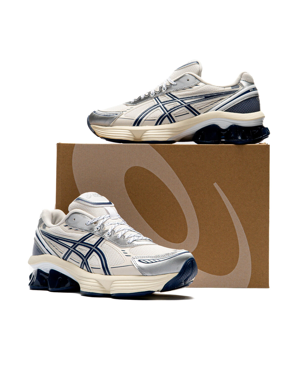 Asics Gel-Kinetic Fluent Shoe White / Independence Blue - Image 13