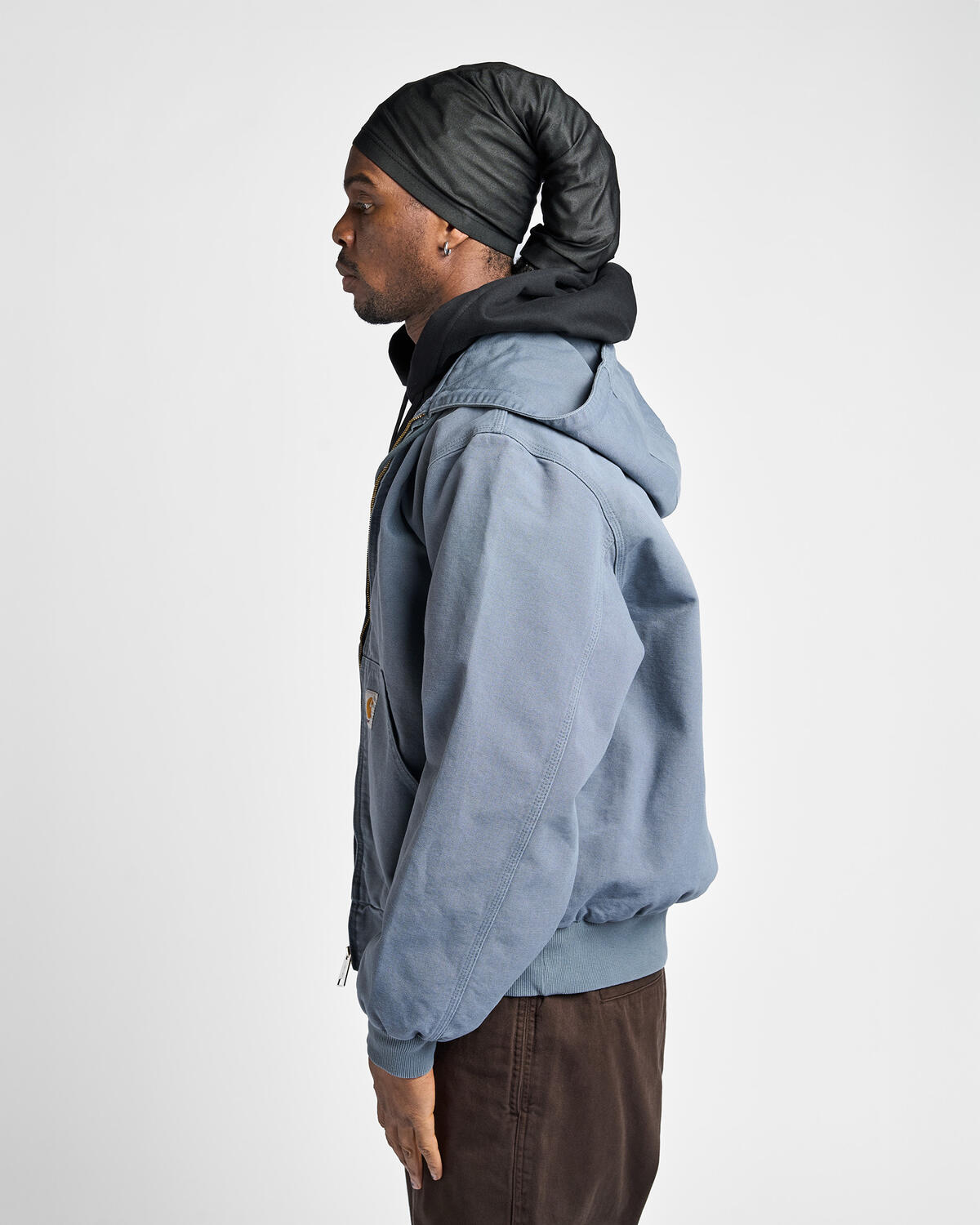 Carhartt WIP OG Active Jacket (Summer) Black rinsed -1i-sx-4 - Image 17