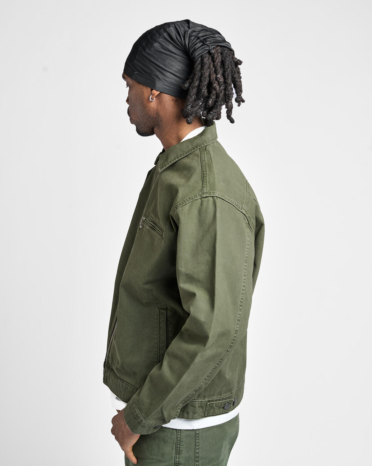 Gramicci Taos Canvas Jacket Moss - Image 8