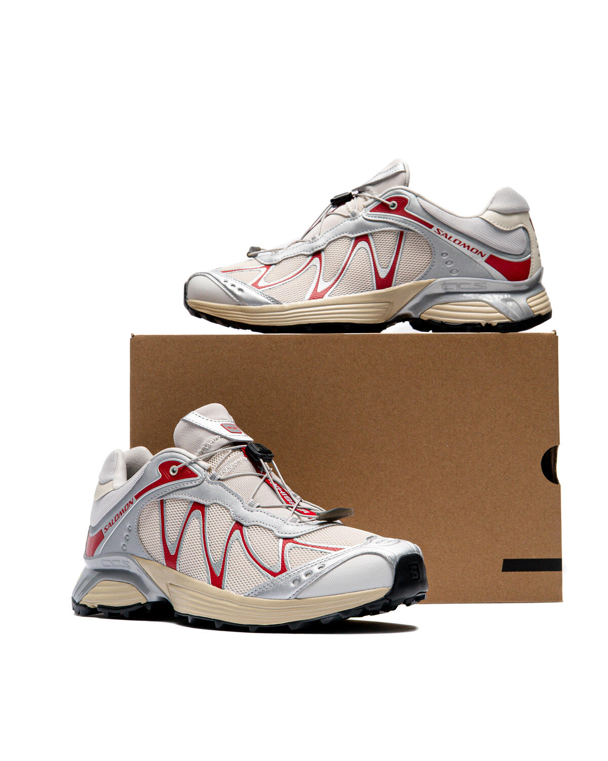 Salomon XT-Whisper Almond Milk/Lava (Women's) - Image 33