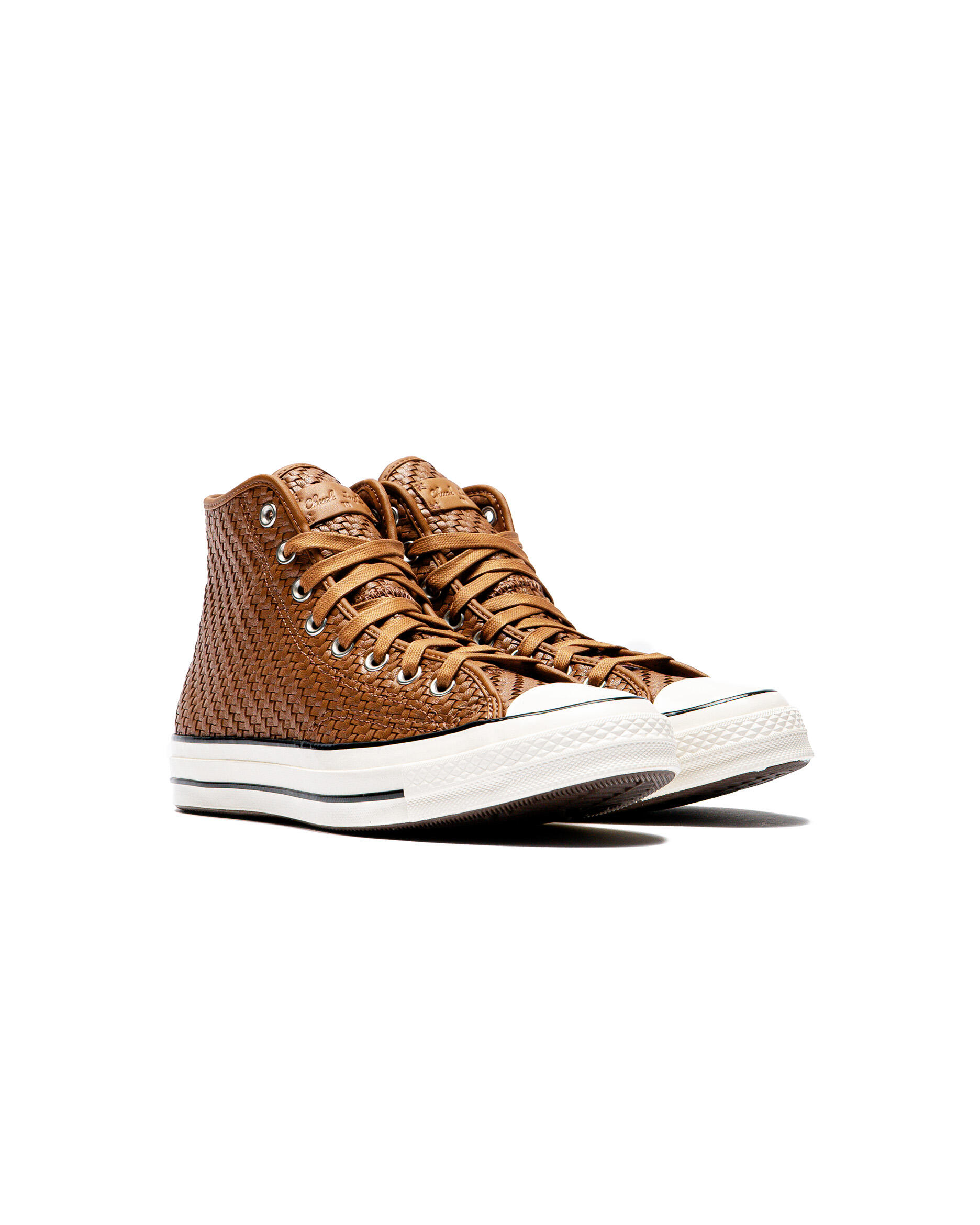 ⭐Converse Chuck 70 Hi Woven Leather Size 7 Men\'s shoes Sneakers Brown A19734C Converse CHUCK 70 HI Woven Leather | A19734C | The Drop Date main image 3