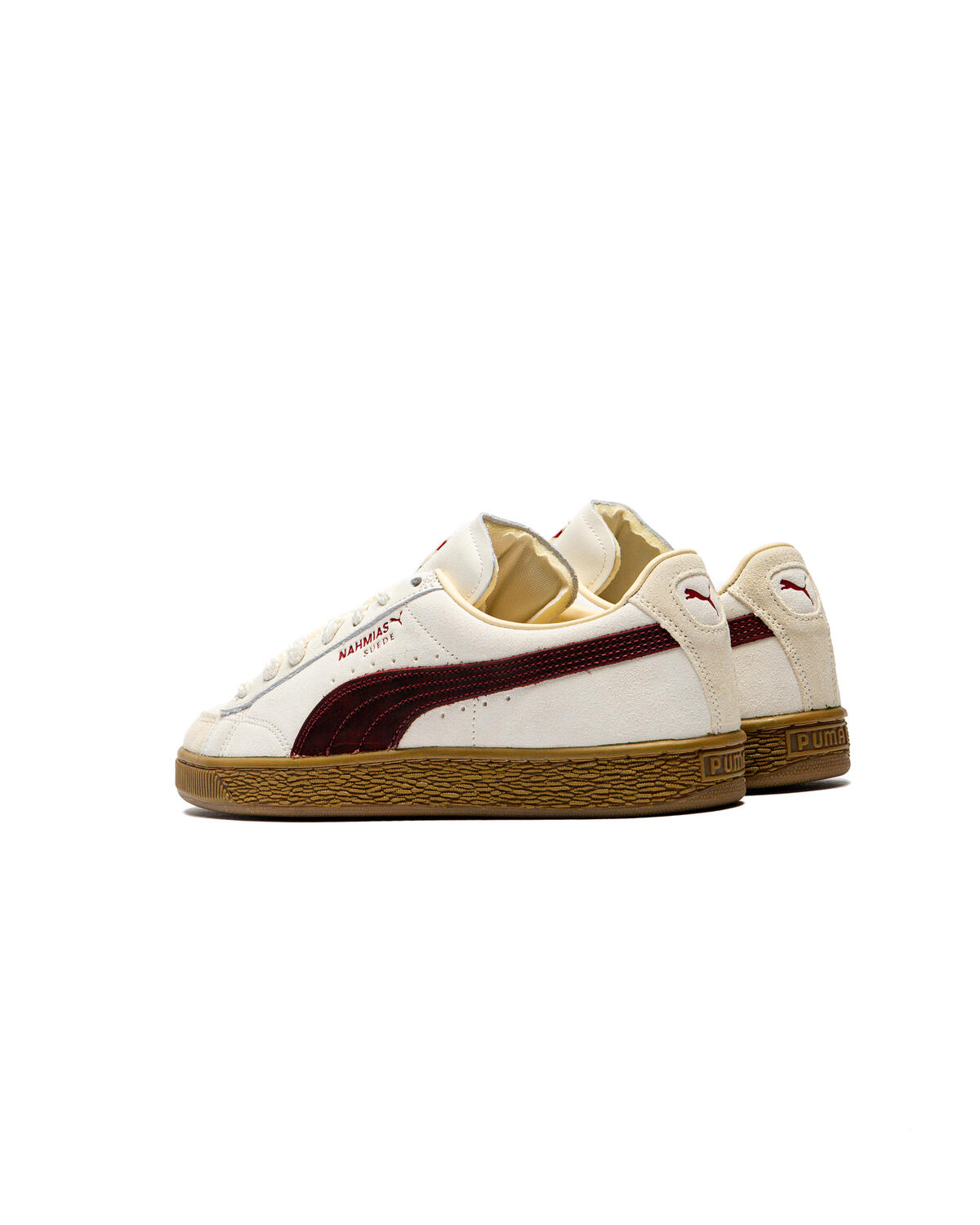 Puma x Nahmias Suede Vintage 'Warm White/Archive Gold/For All Time Red' - Image 30