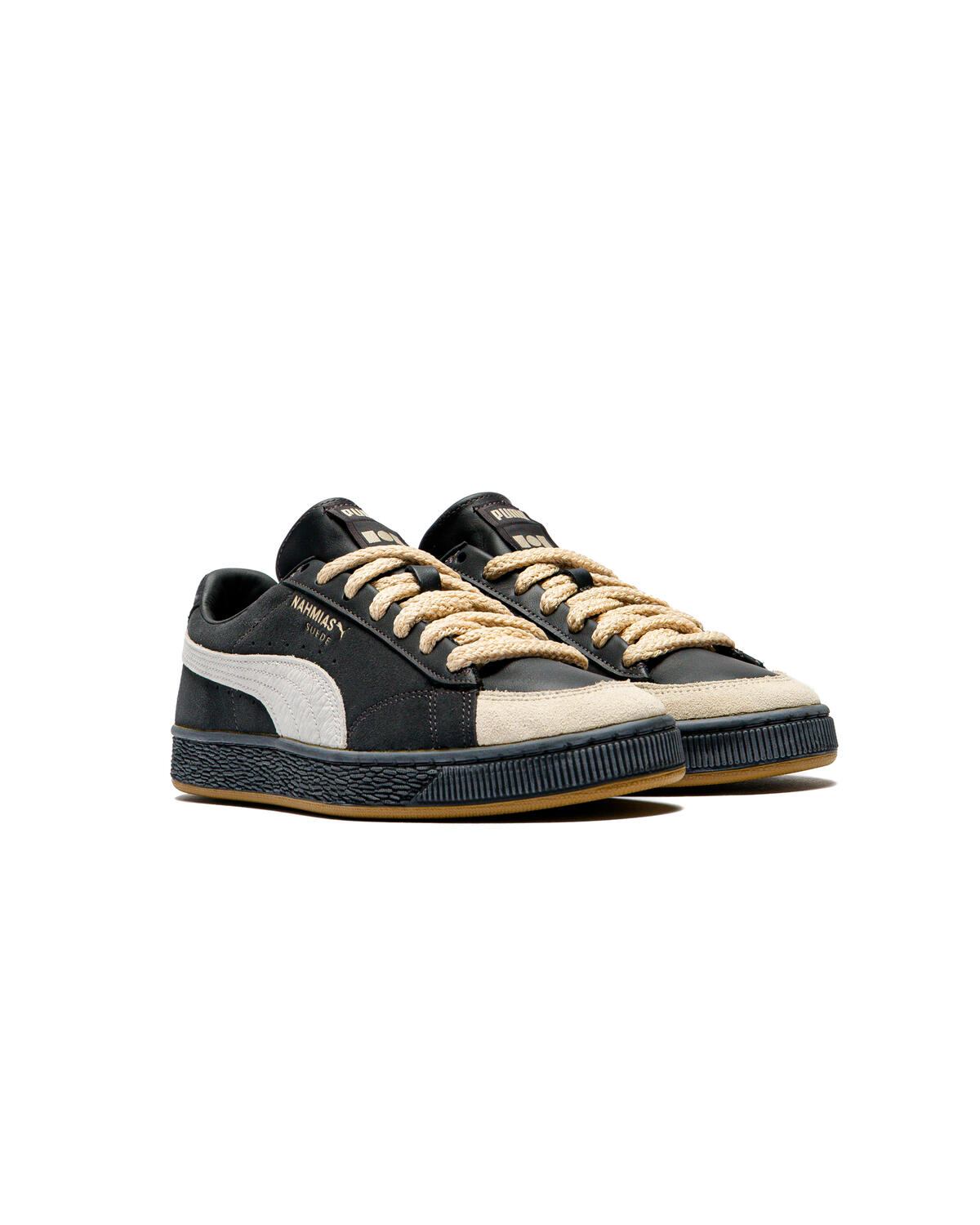 Puma x Nahmias Suede Vintage 'Flat Dark Gray/Vapor Gray/Honey Butter' - Image 34